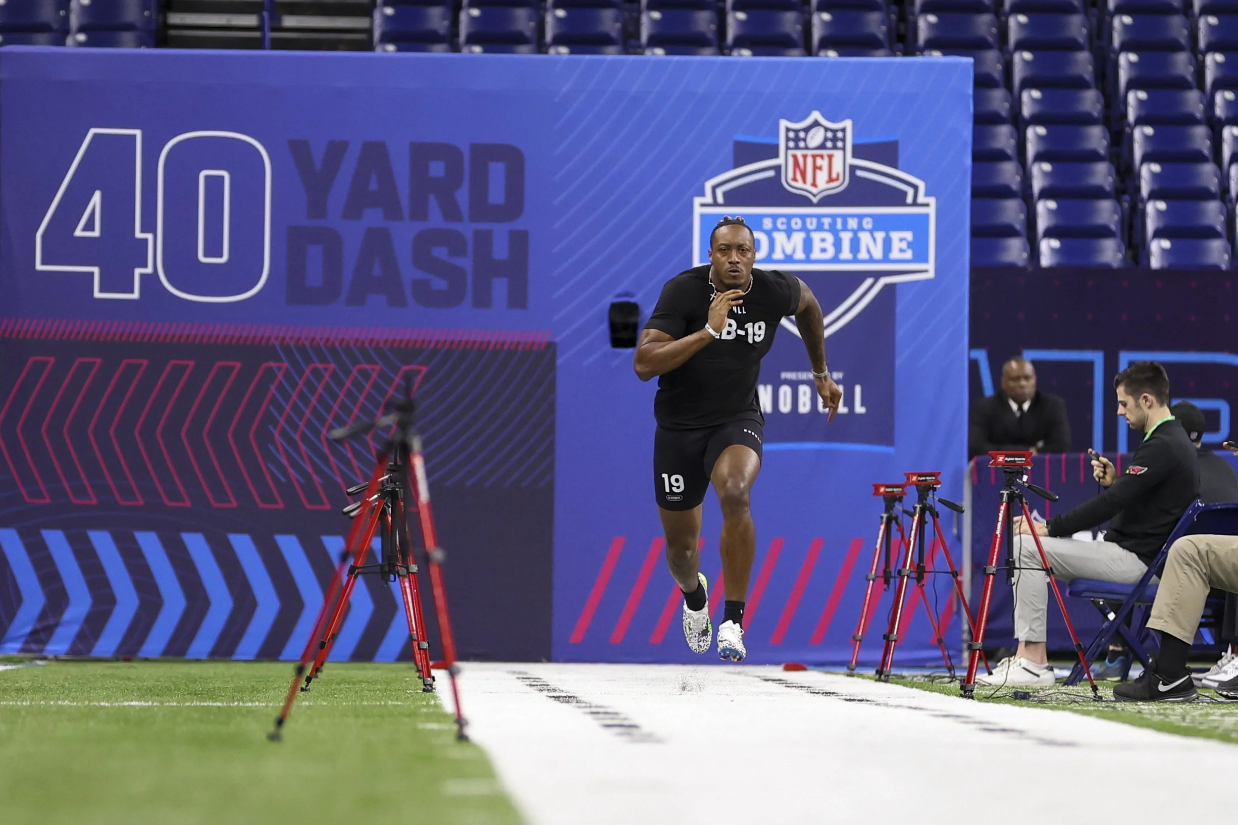Cam Peoples NFL scouting combine 40 Yd Dash