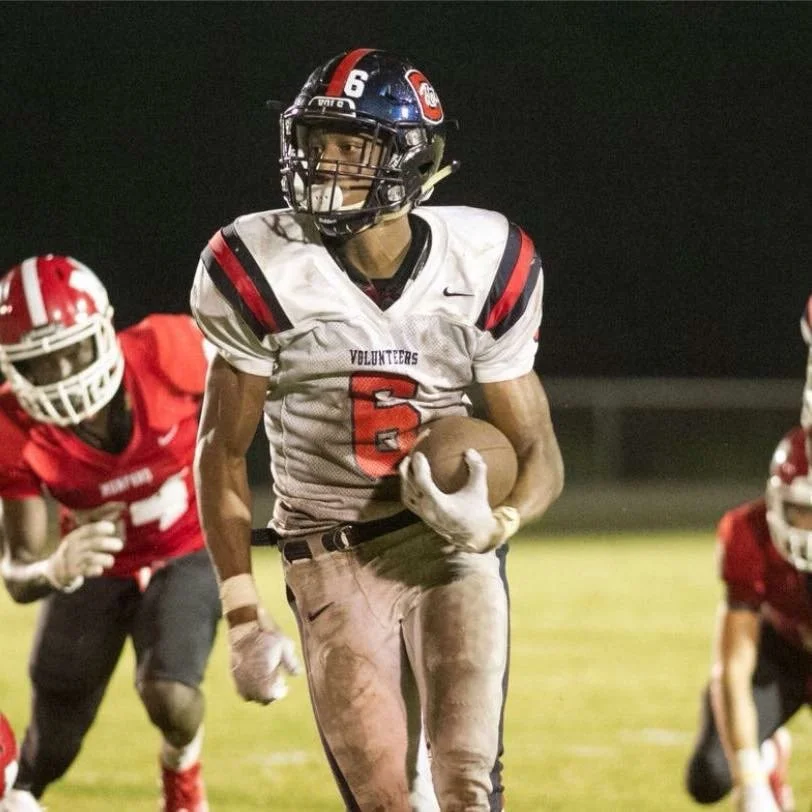 Cam Peoples representing Clay Central High School Football.