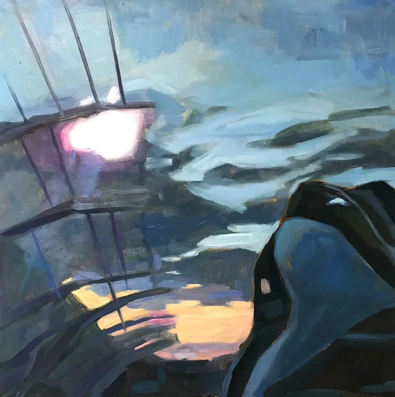 City of Arts and Sciences, oil on canvas, 70x70cm, 2021