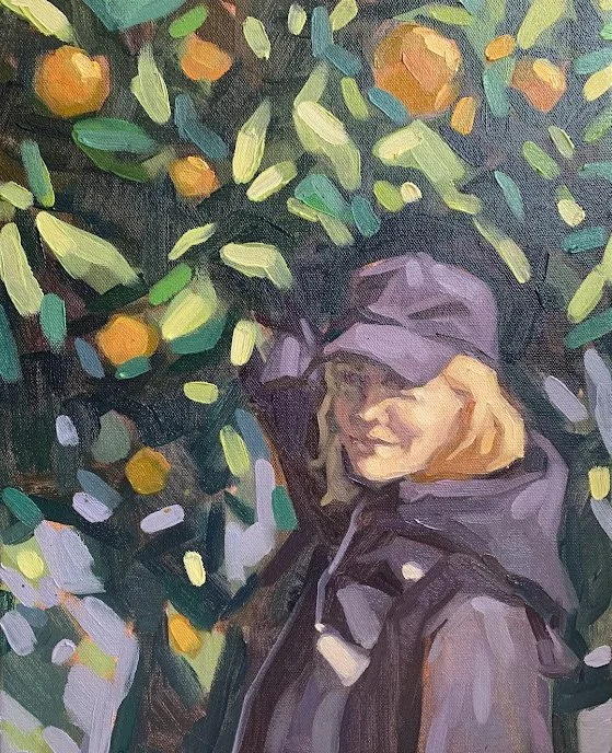 The Walk Serie, 33x41cm, oil on canvas, 2023