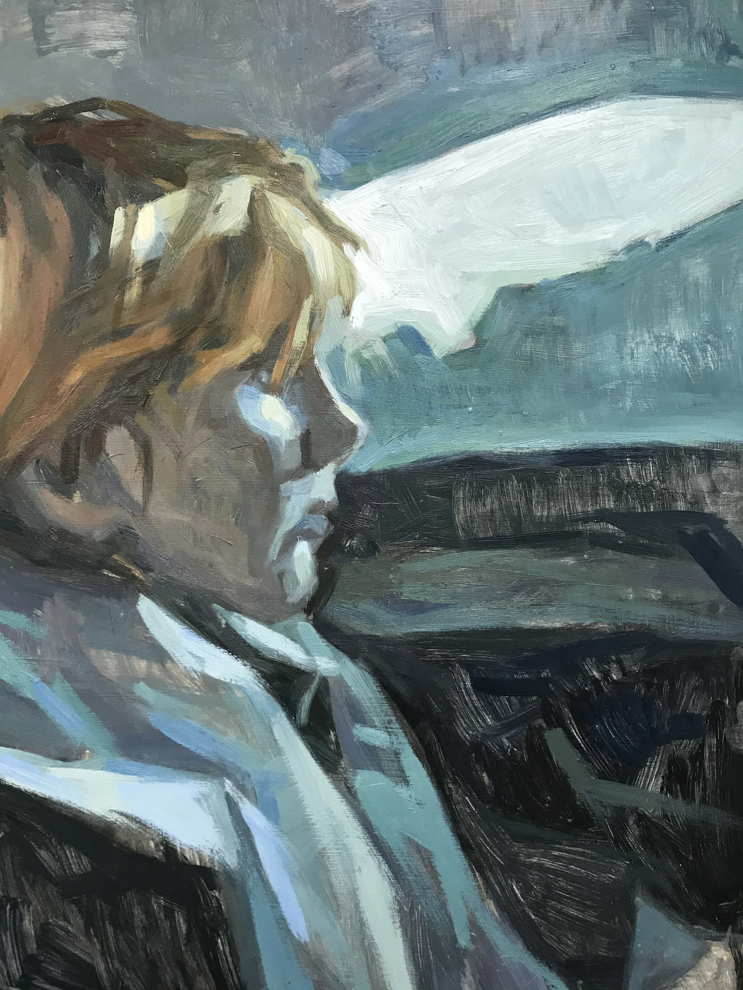 Winter light, 50x70cm, 2022