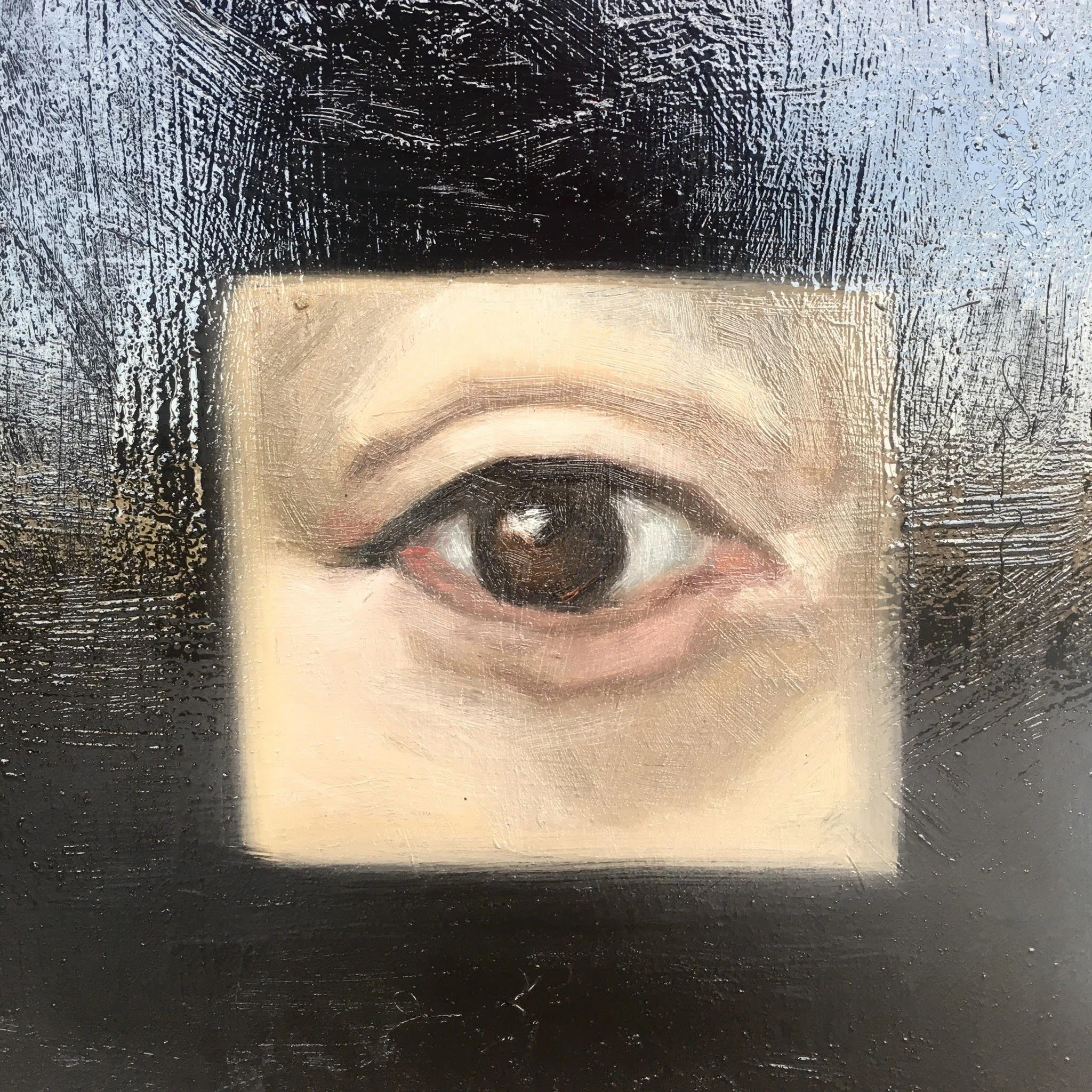 20x20cm, oil on cardboard, 2020