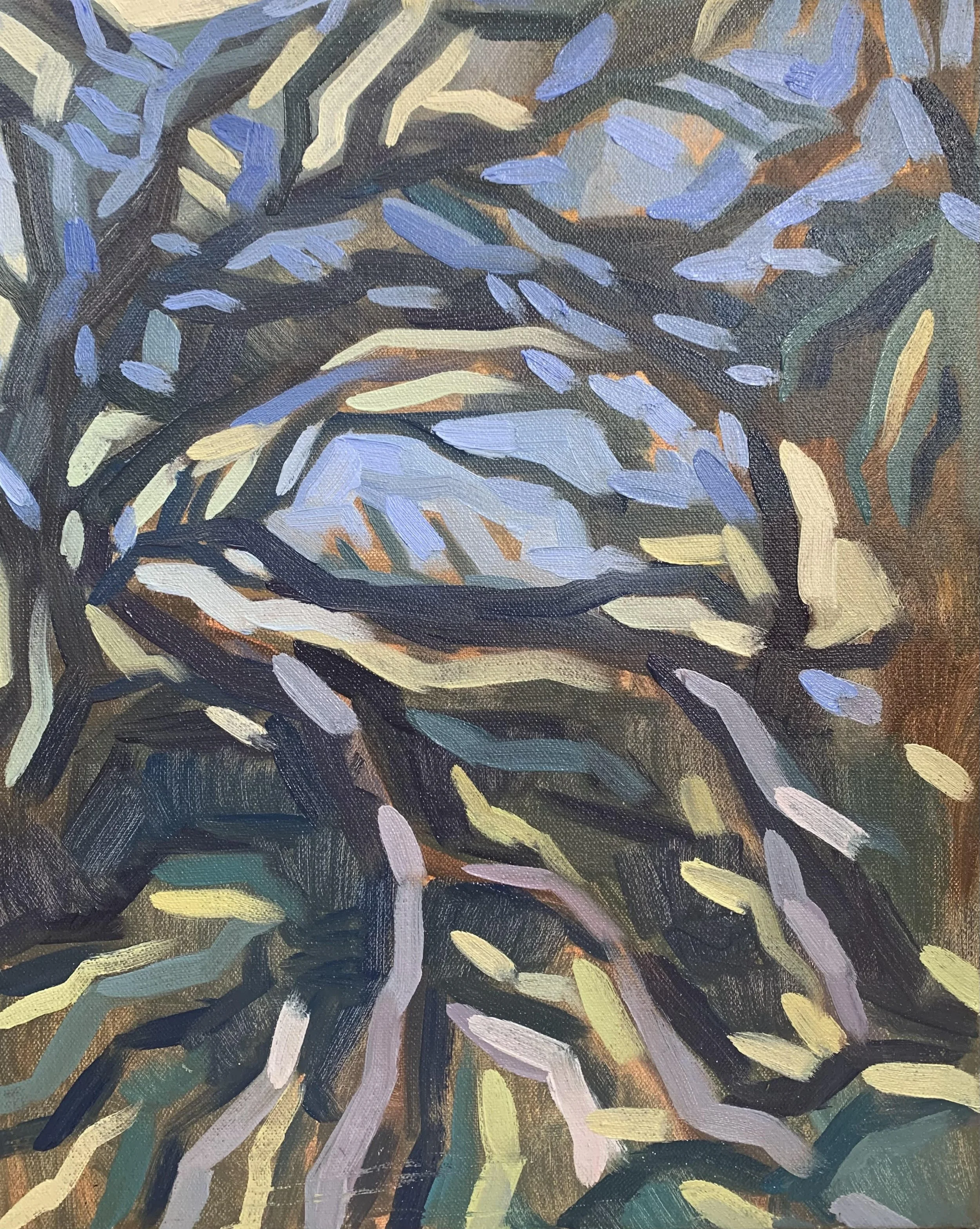 The Walk Serie, 33x41cm, oil on canvas, 2023