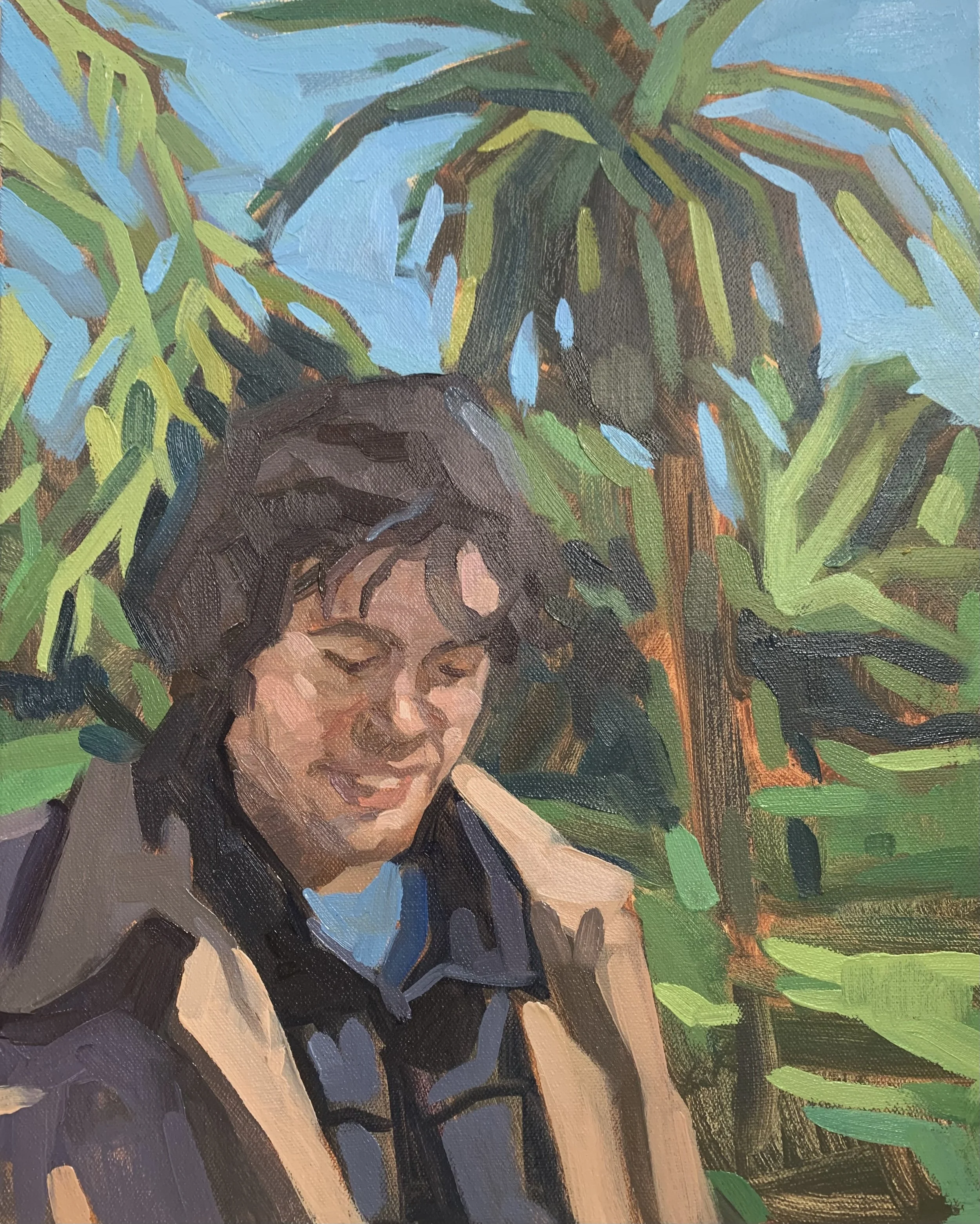 The Walk Serie, 33x41cm, oil on canvas, 2023