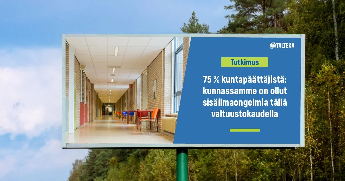 Tutkimus: Kunnissa puututaan sisäilmaongelmiin – ennaltaehkäisyllä voitaisiin saavuttaa isoja hyötyjä