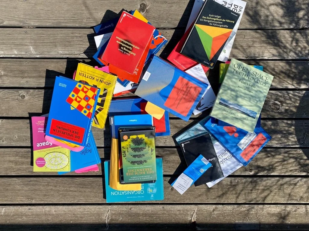 Ein Foto von Büchern