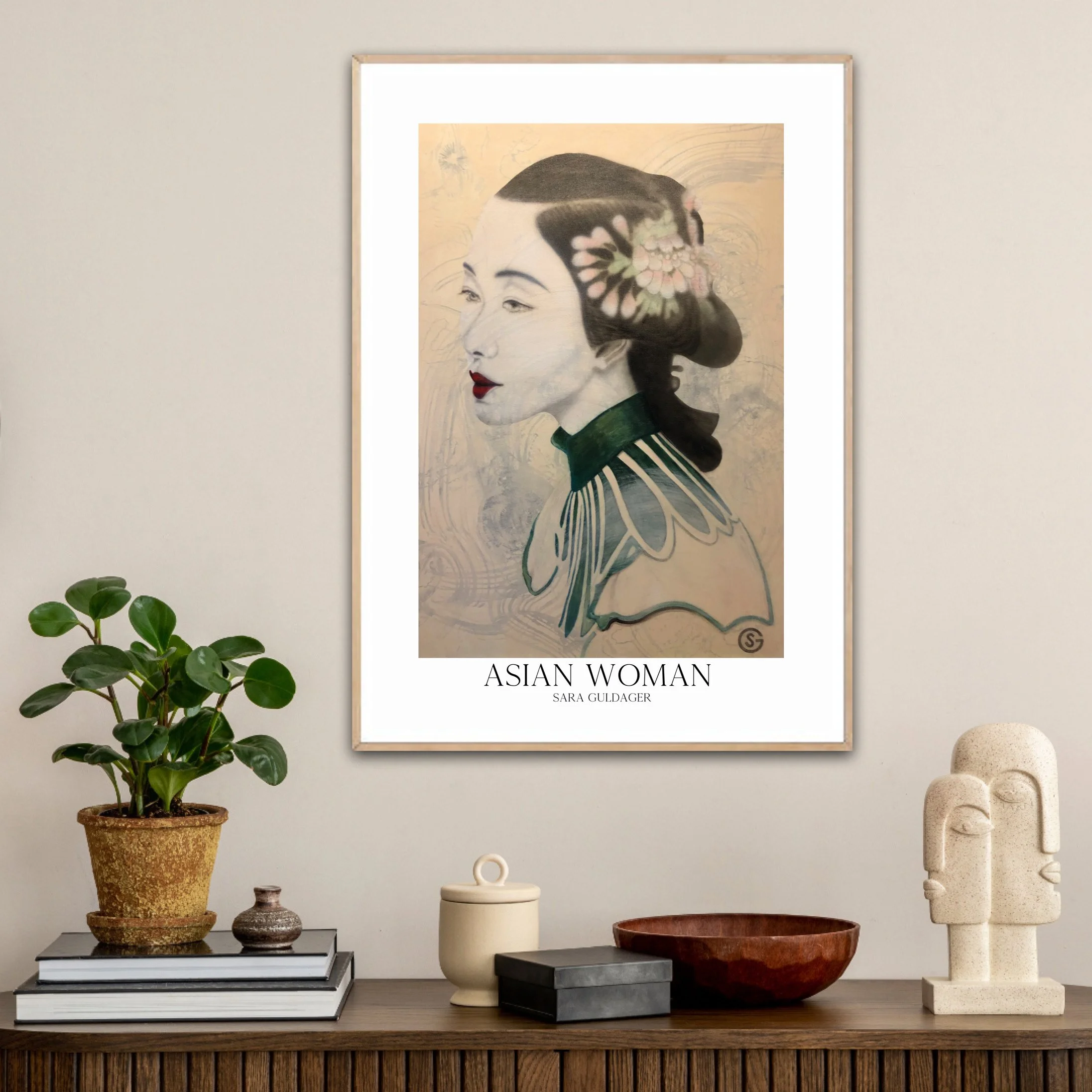 Asian Woman - Poster