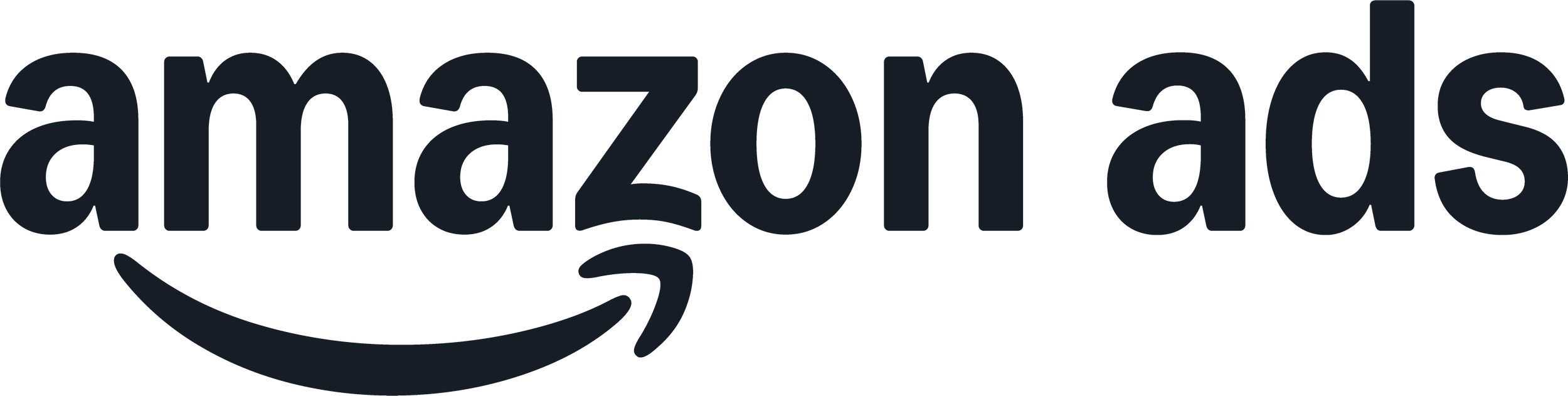 Amazon Ads logo with the smile arrow underneath