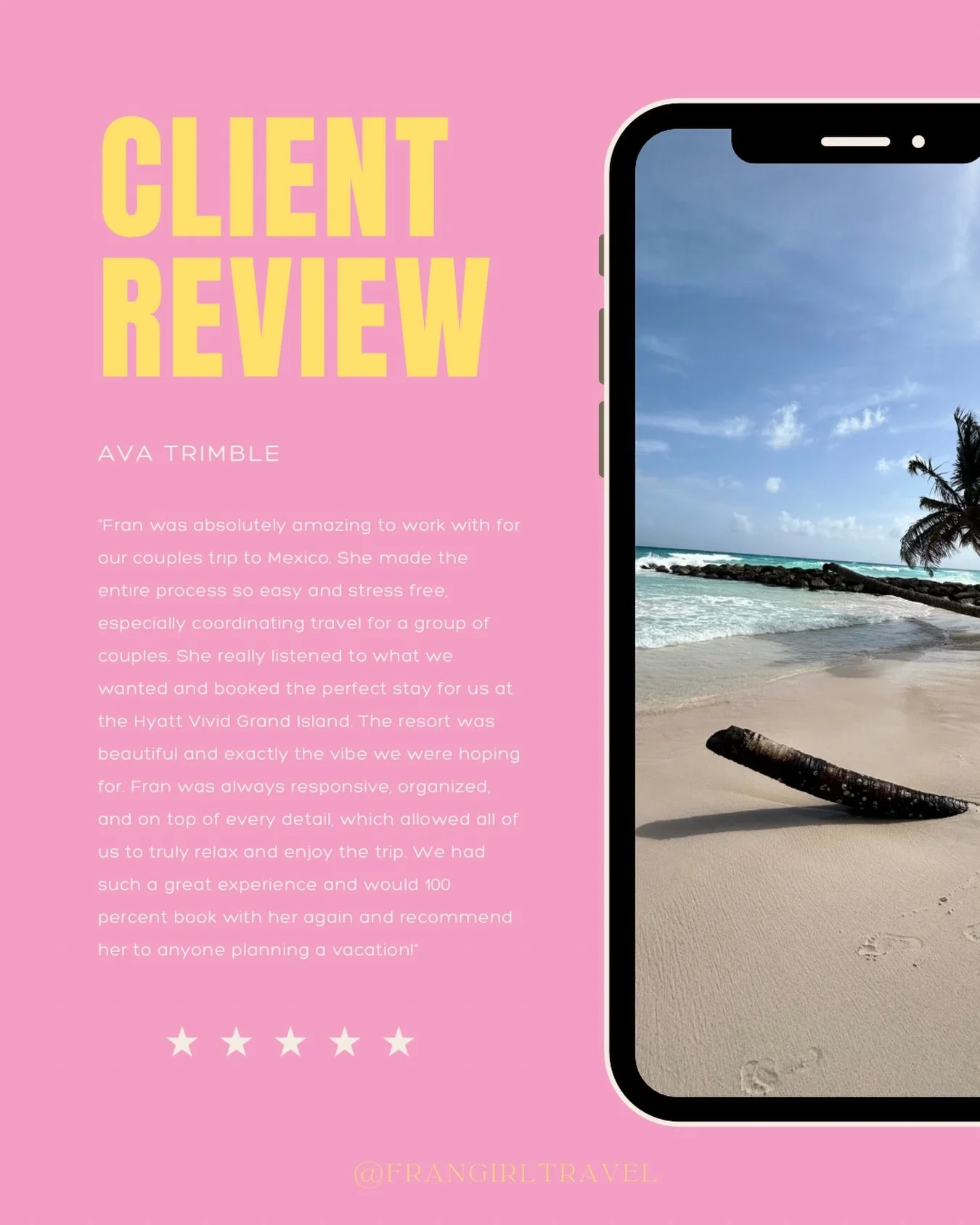 When my clients say &ldquo;stress-free,&rdquo; I&rsquo;m like, YES that&rsquo;s the goal!

Consider your group trips = handled! 🙌🏻

#frangirltravel #grouptravelspecialist #algvcreator