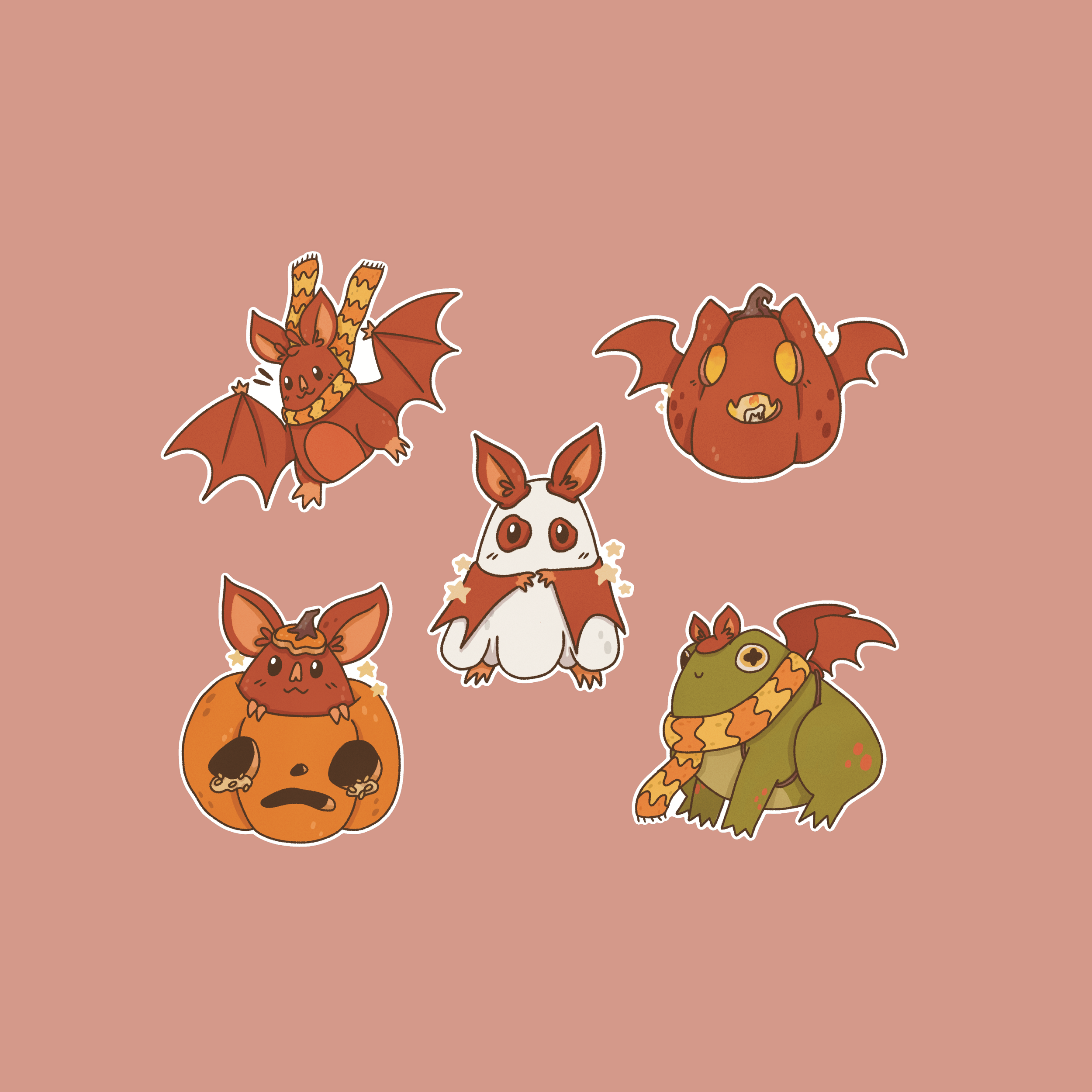 Sedrick at Halloween Sticker Pack