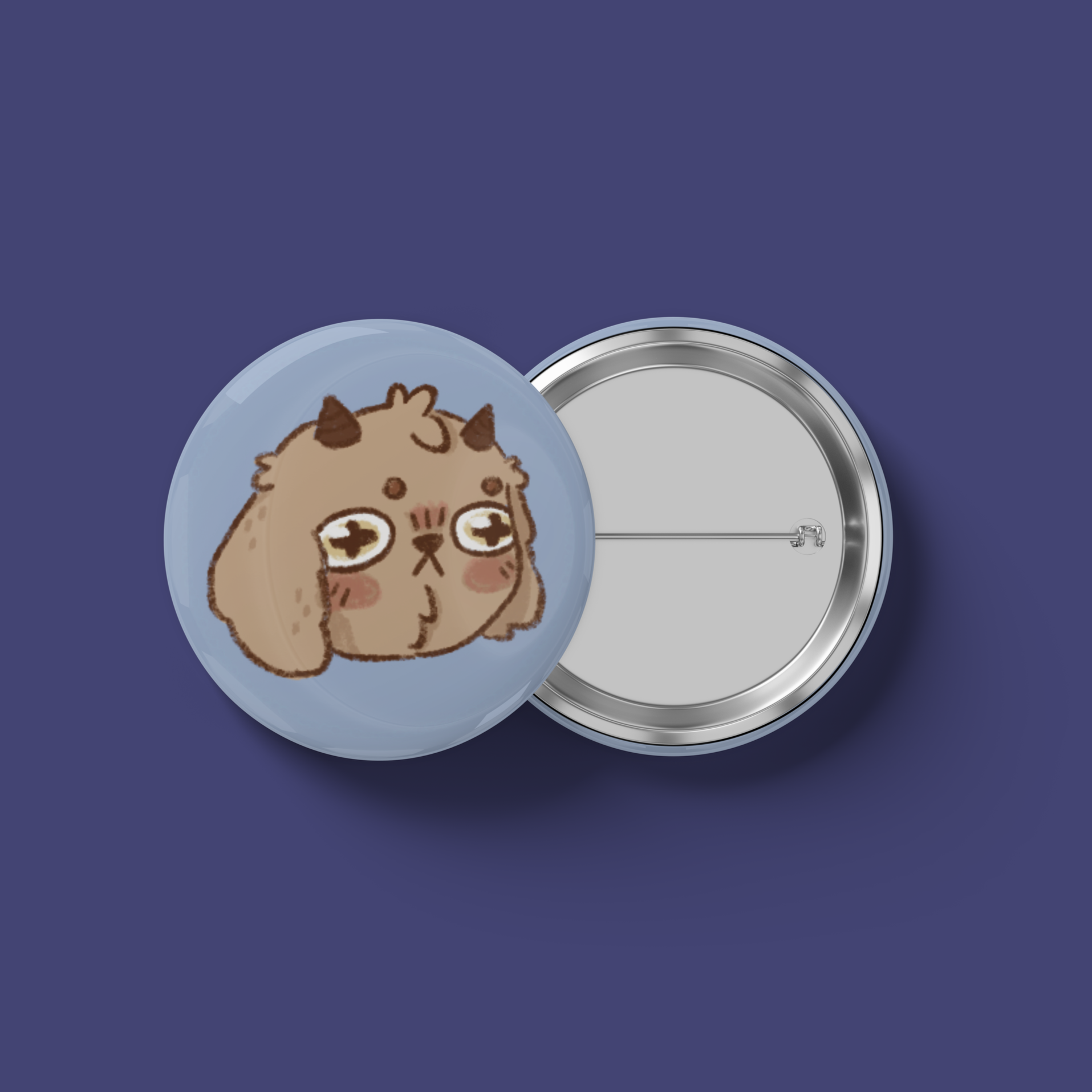 Goat Boi Button Badge
