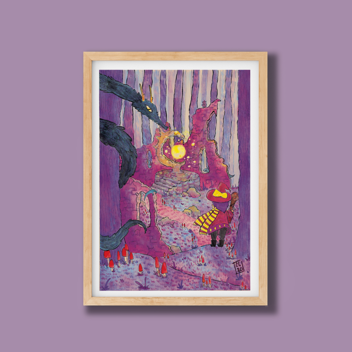 At Journey's End A4 Print