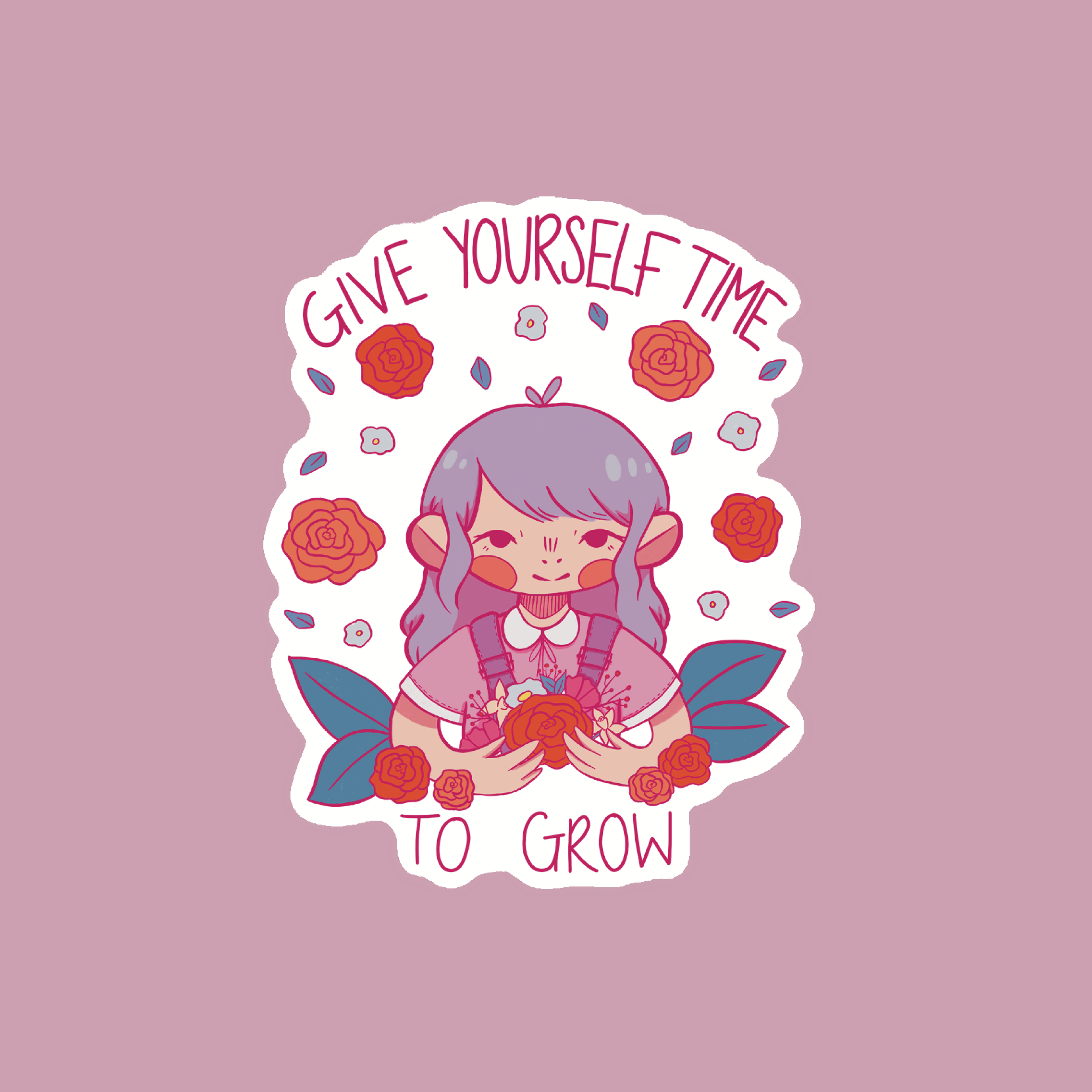 Give Yourself Time Sticker