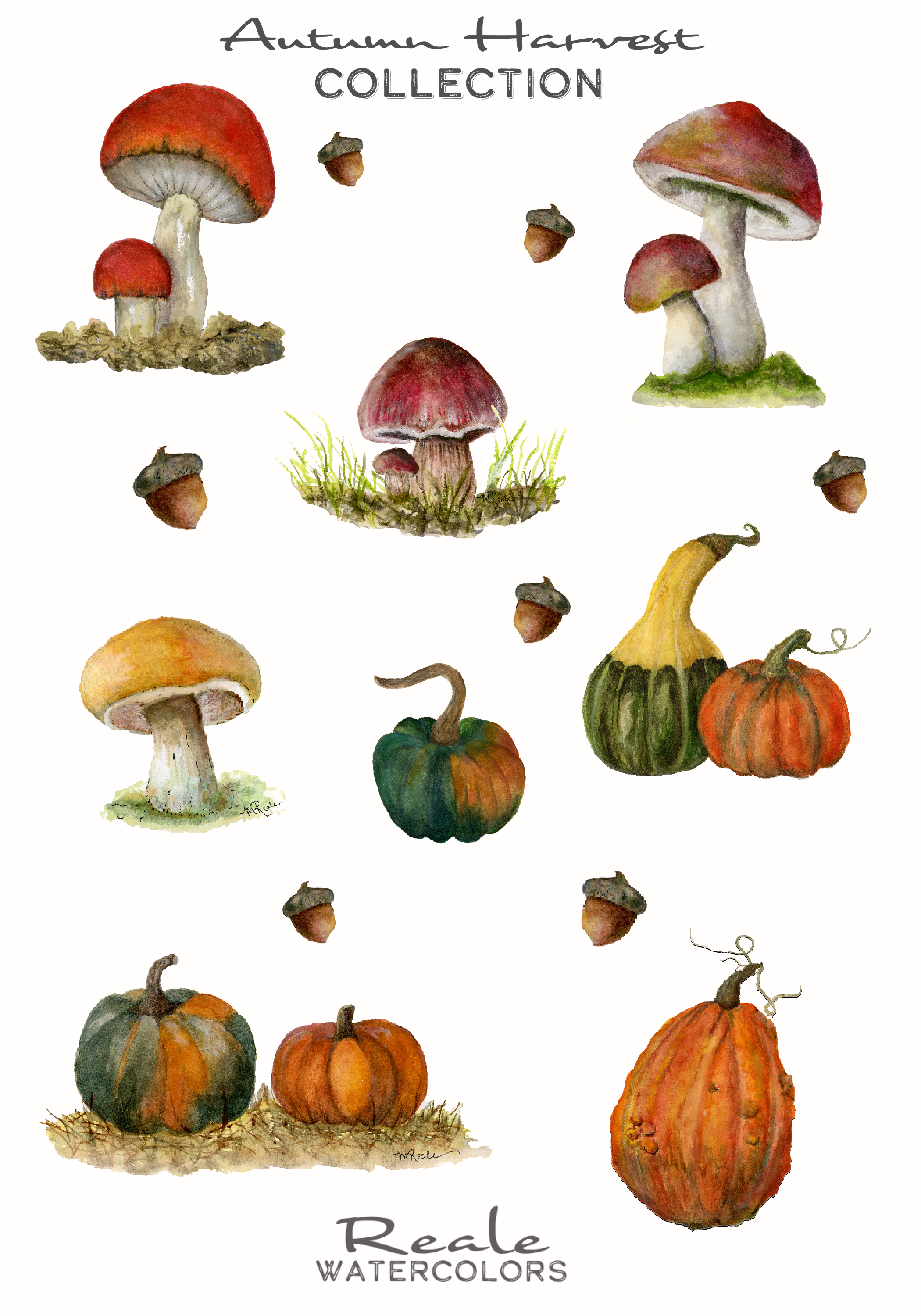 autumn collection now in sticker form