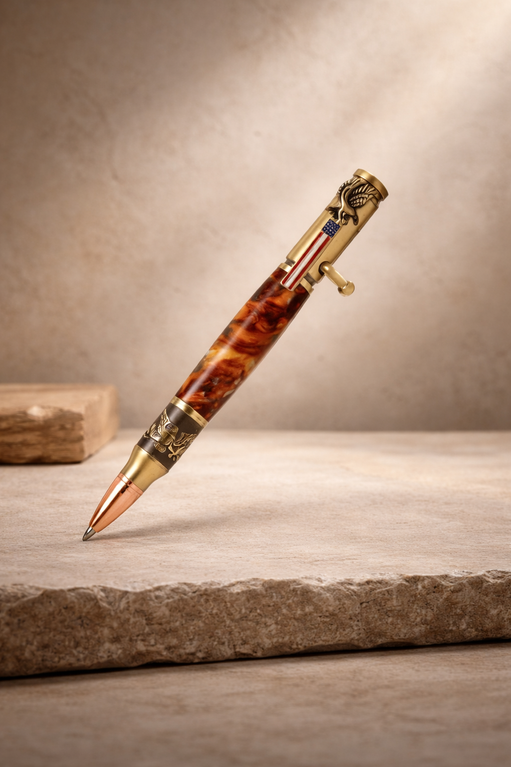 American Eagle Patriotic Bolt Action Pen