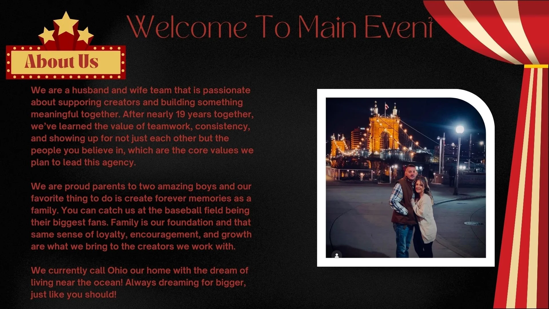 Main Event Creator Network