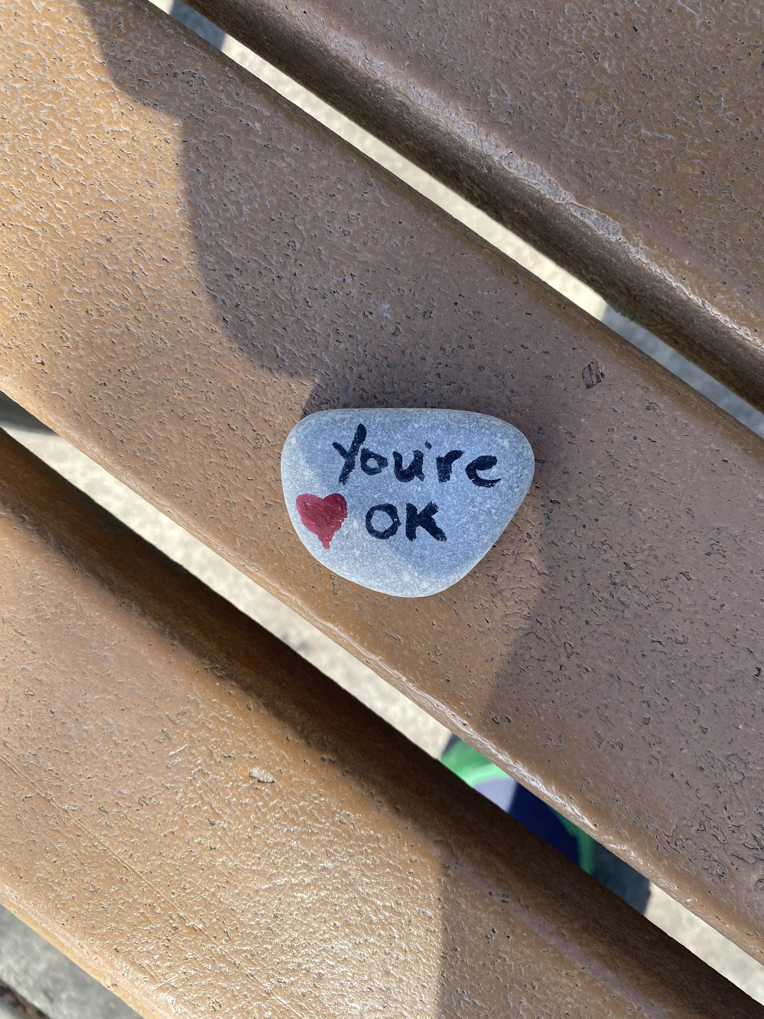 The Reminder. God speaking in the middle of the storm. "You're OK."