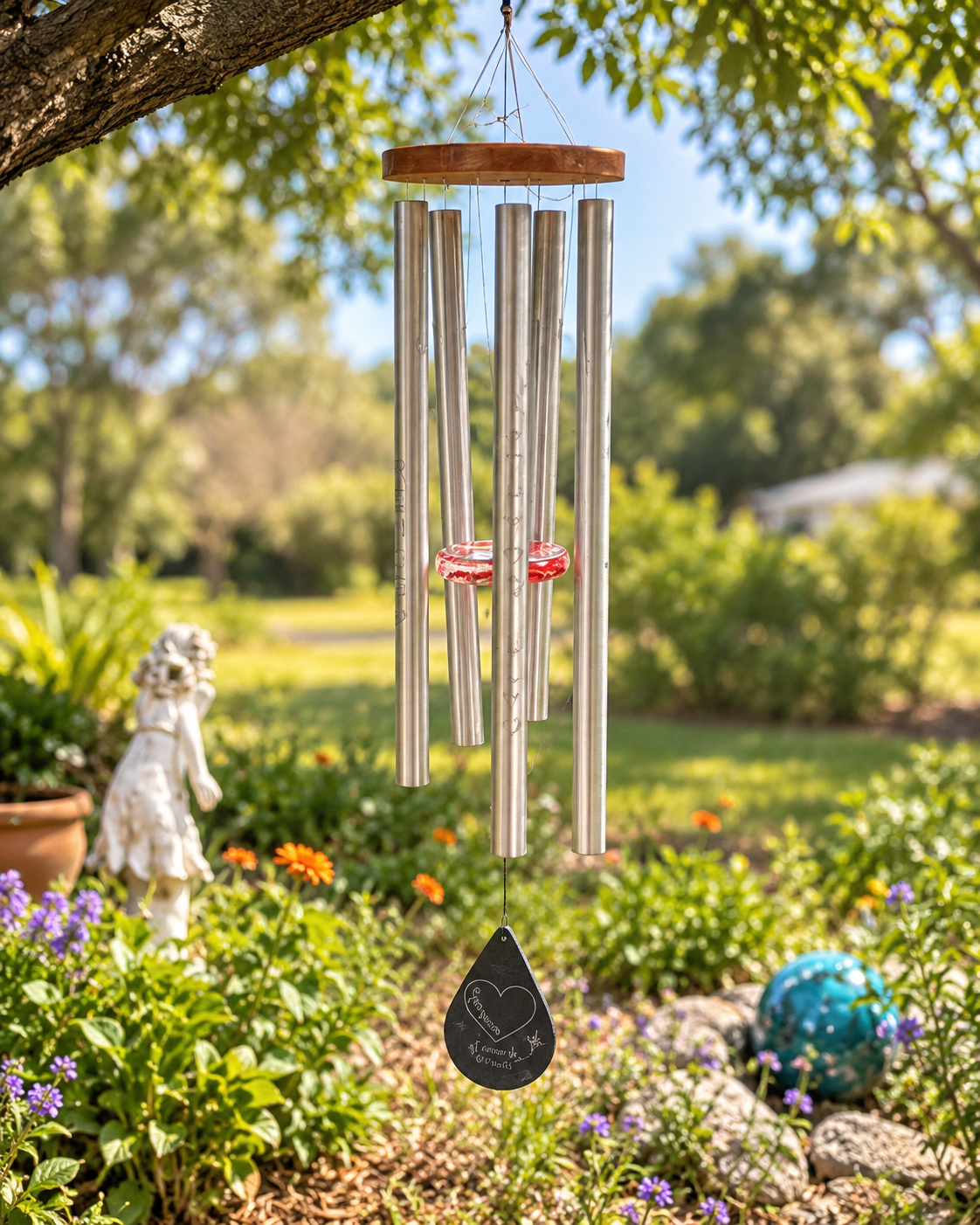 How to Choose a Wind Chime for a Memorial Garden