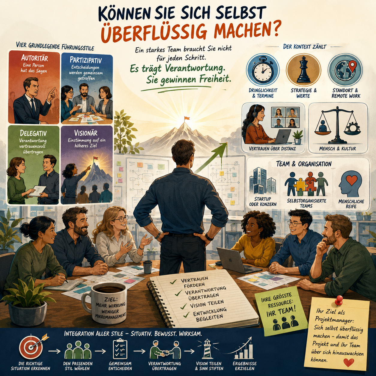 Können Sie sich selbst überflüssig machen?