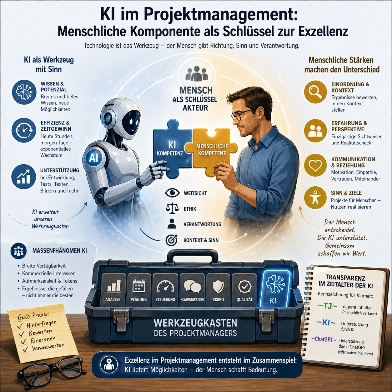 KI im Projekt-Management: Menschliche Komponente als Schlüssel zur Exzellenz