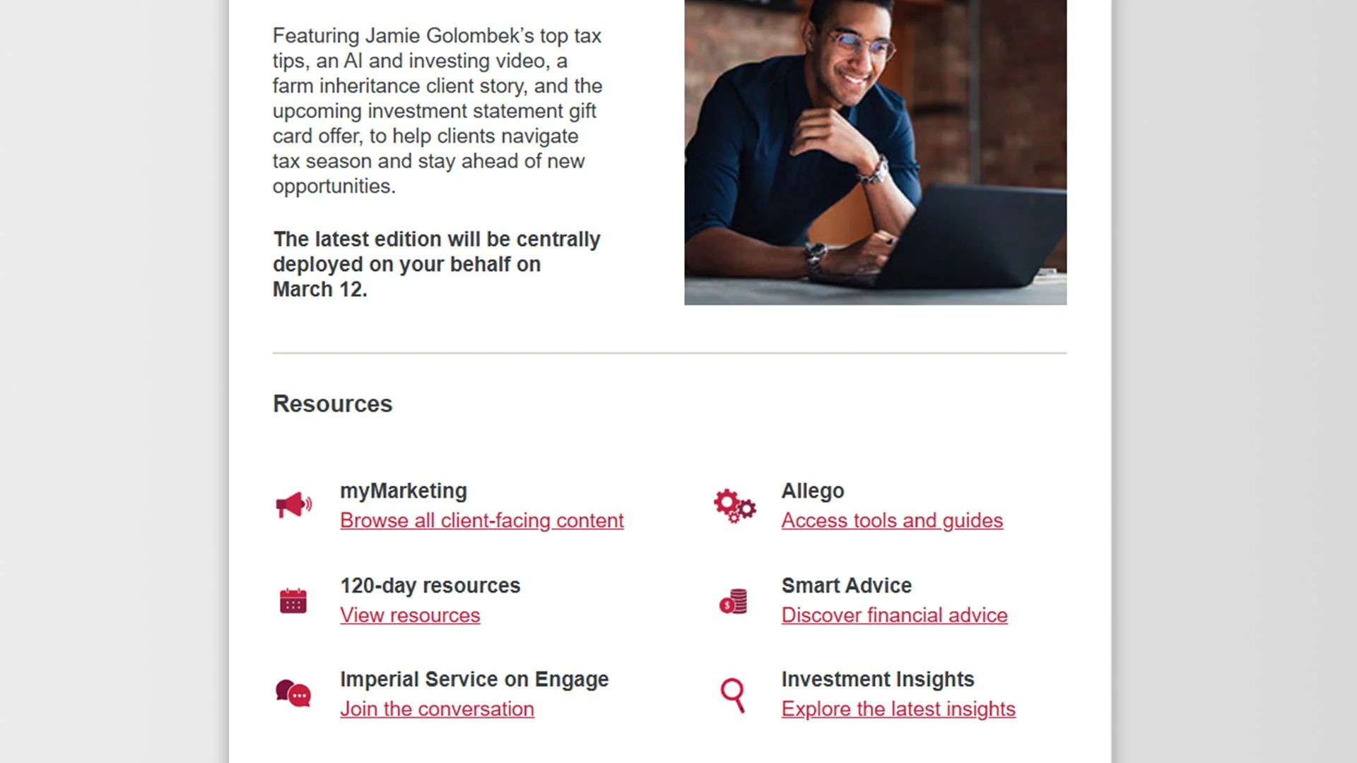 Email newsletter hyperlinks and accessibility styles