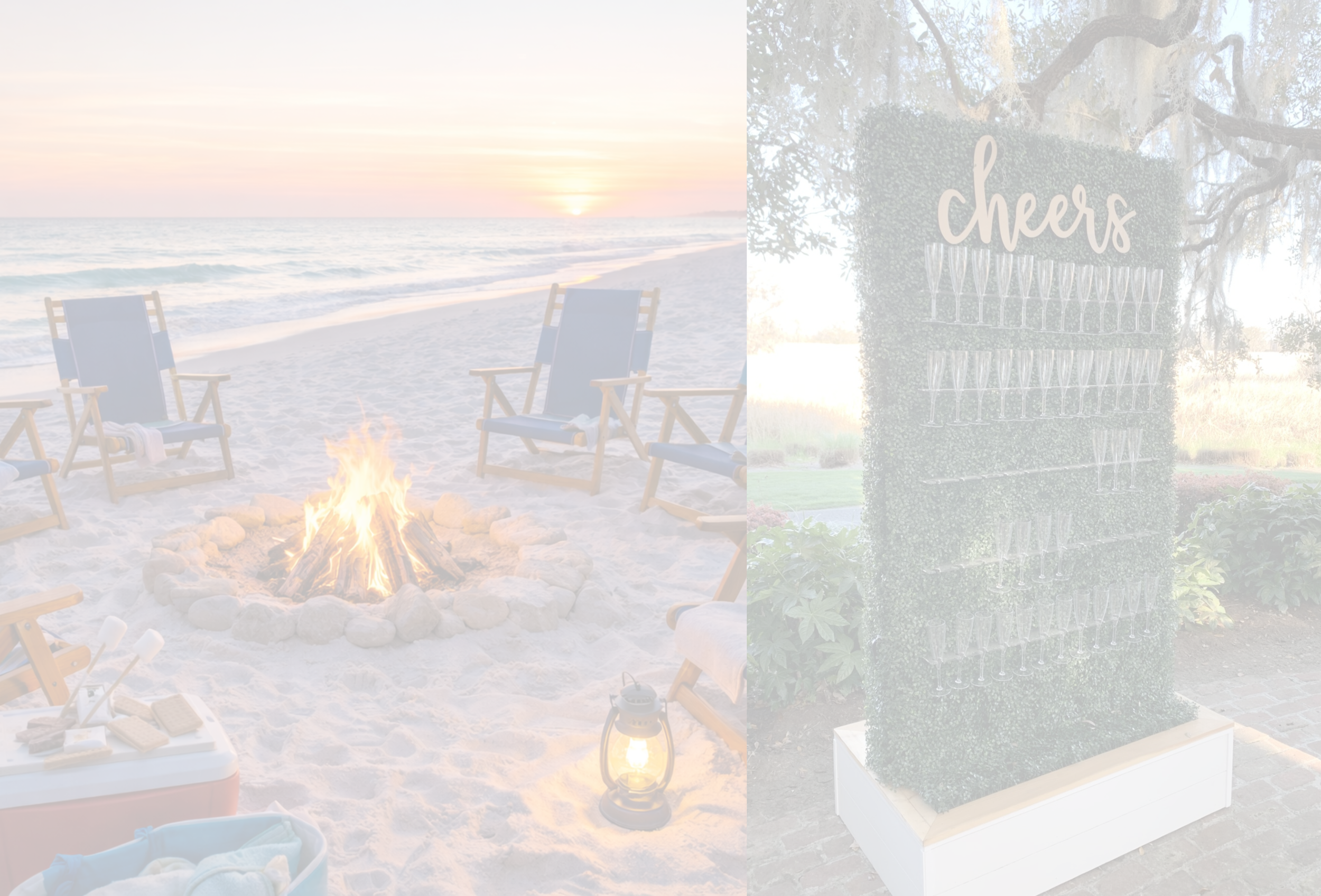Event and Beach Bonfire at The Beach. Located in Surfside Beach, SC.