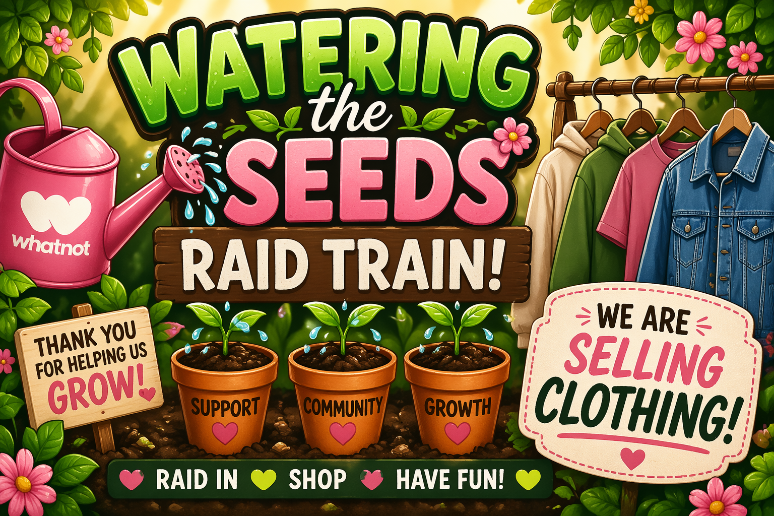 WTS Raid Train - ALL CLOTHING EDITION