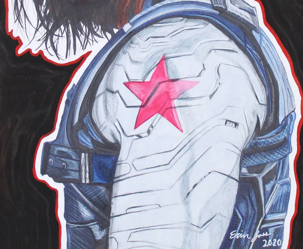 Colored Pencil and Marker