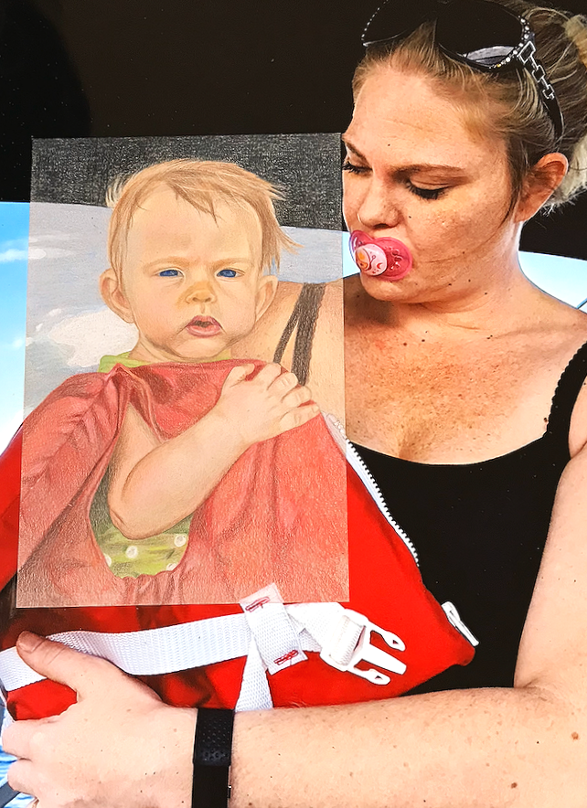 Colored Pencil on Photography 