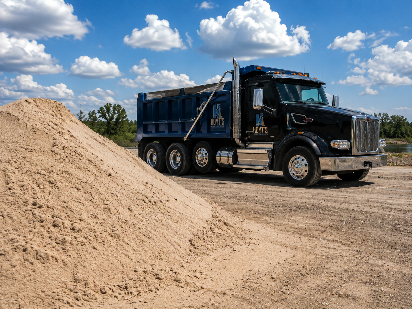 Sand available for backfill, leveling and construction projects