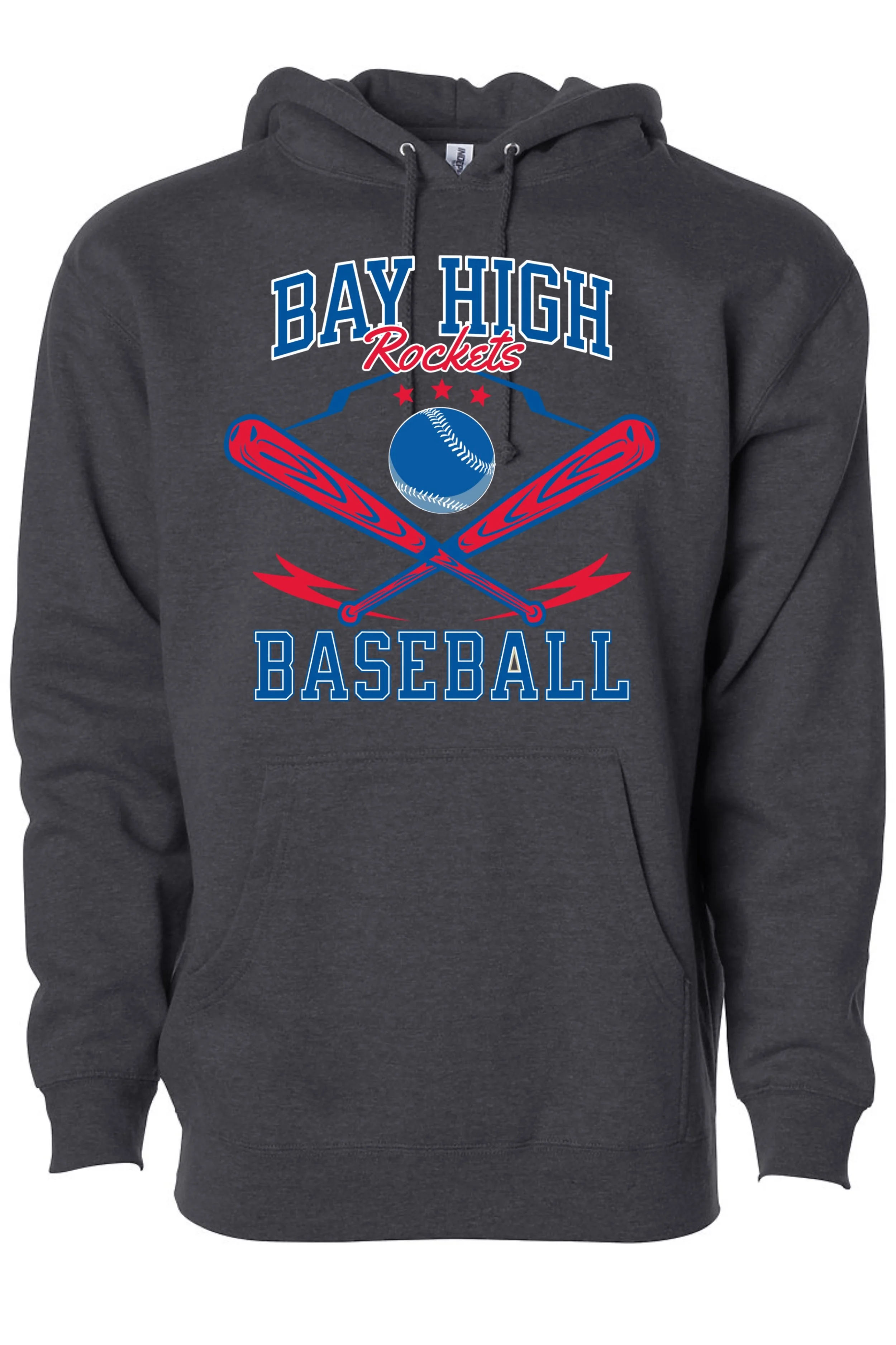 Bay High Baseball Hoodie