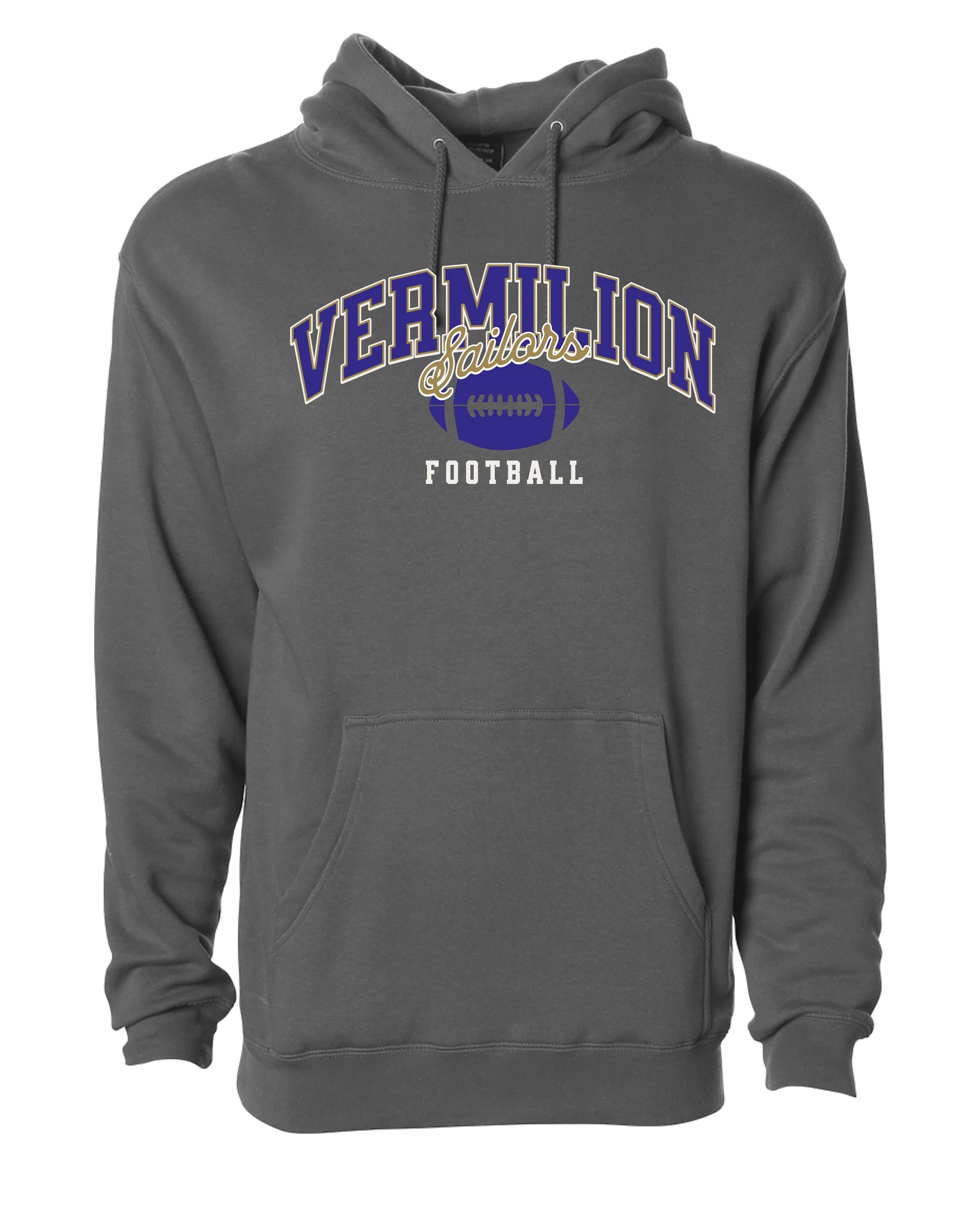 Vermilion Sailors Football Hoodie