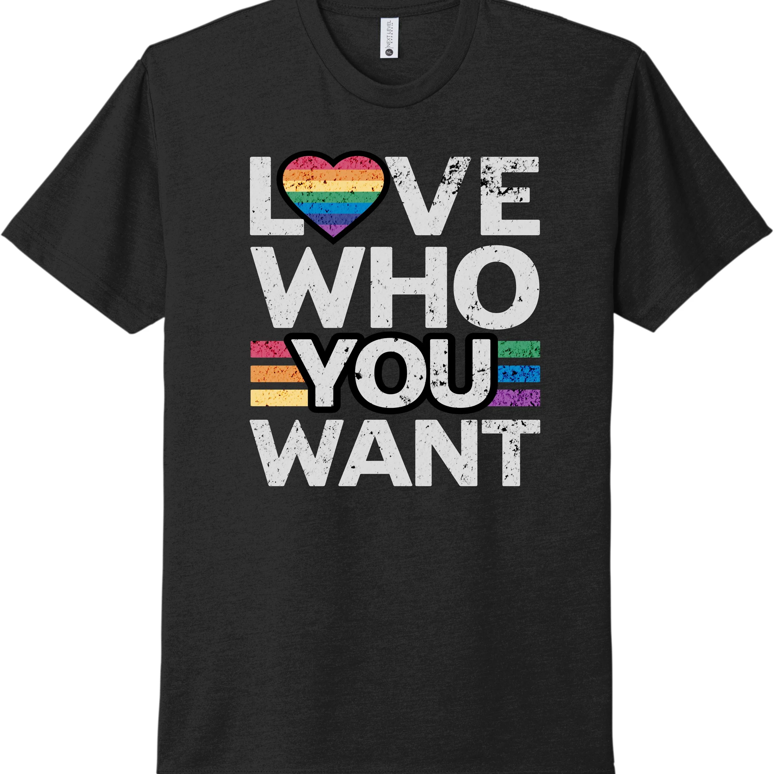 'Love Who You Want' PRIDE T-Shirt