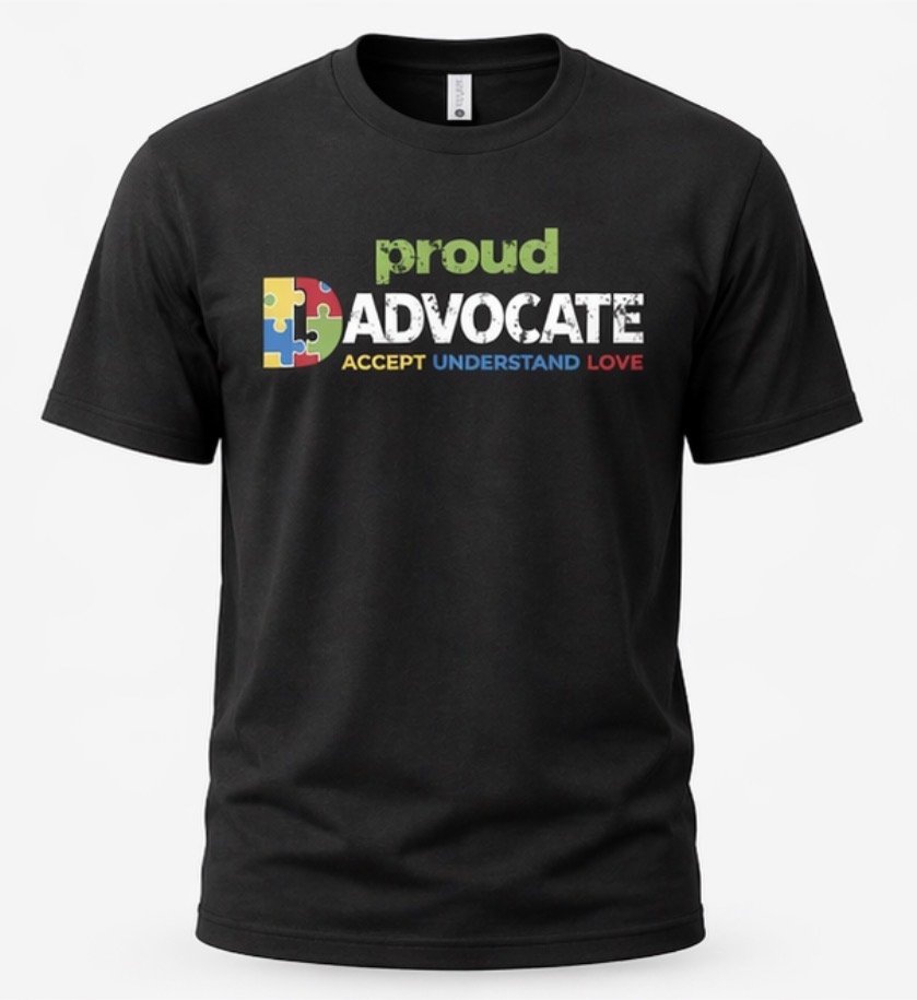 DADVOCATE Autism Acceptance T-Shirt
