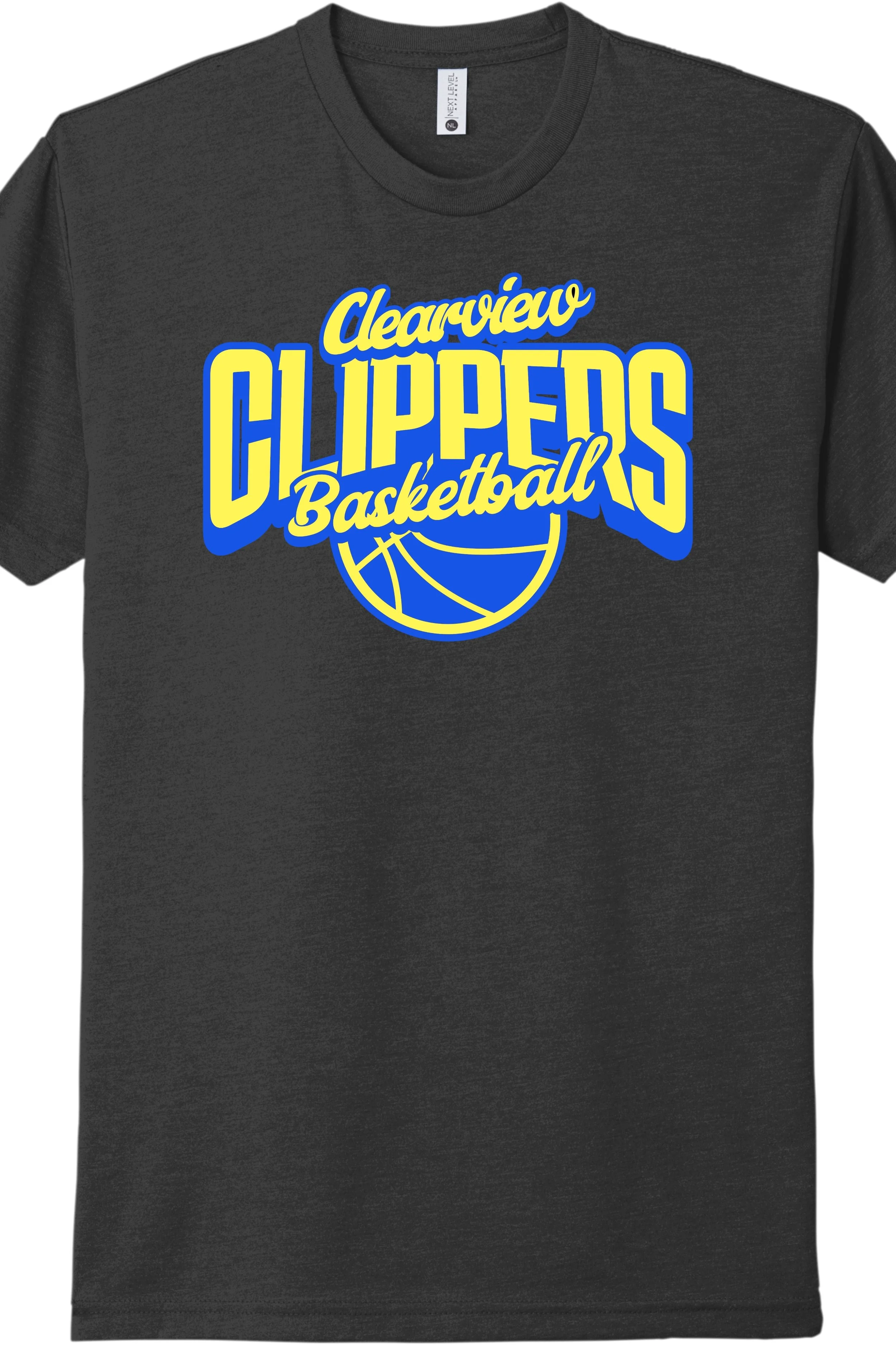 Clearview Clippers Basketball T-Shirt
