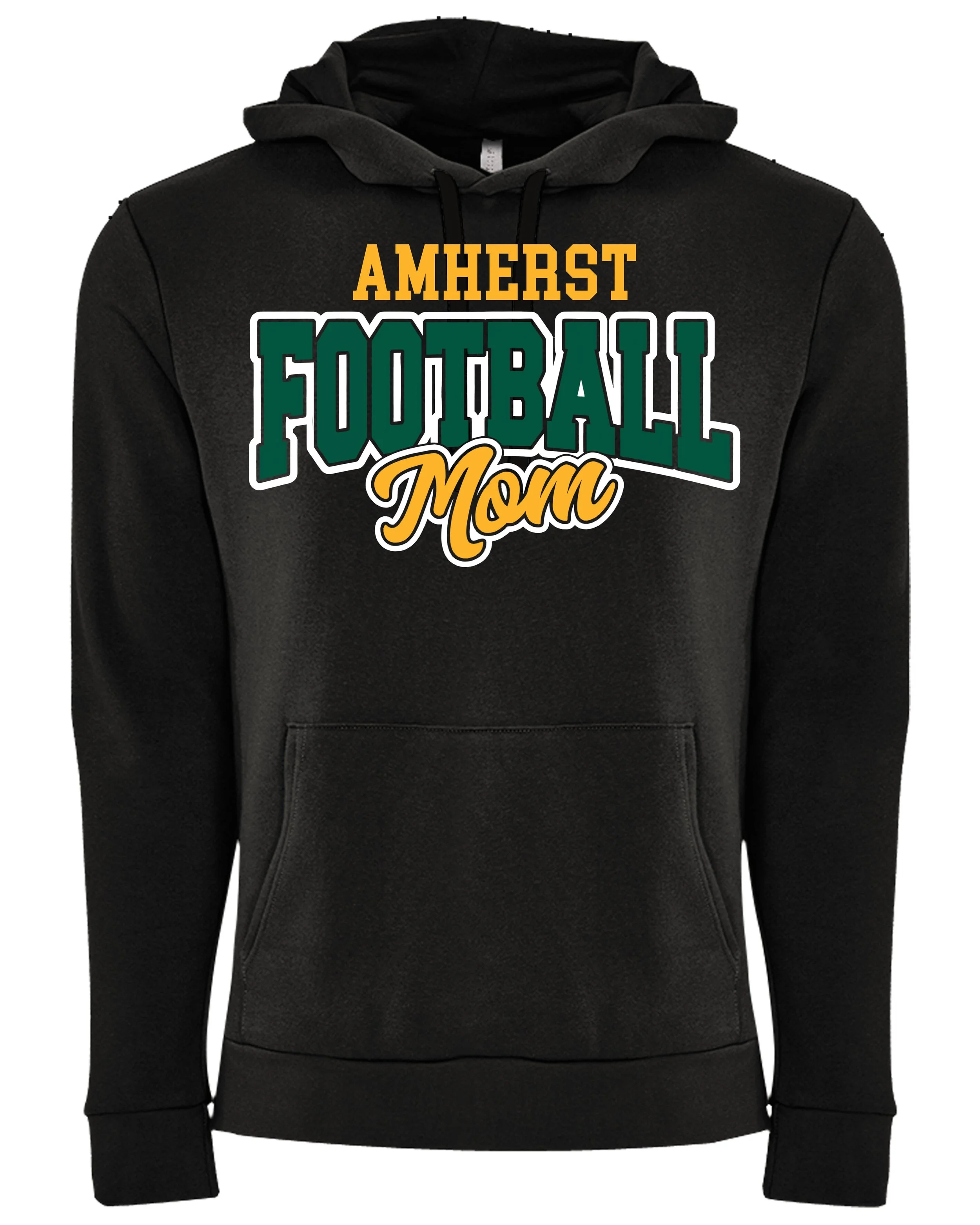 Amherst Football Mom Blackout Edition Hoodie