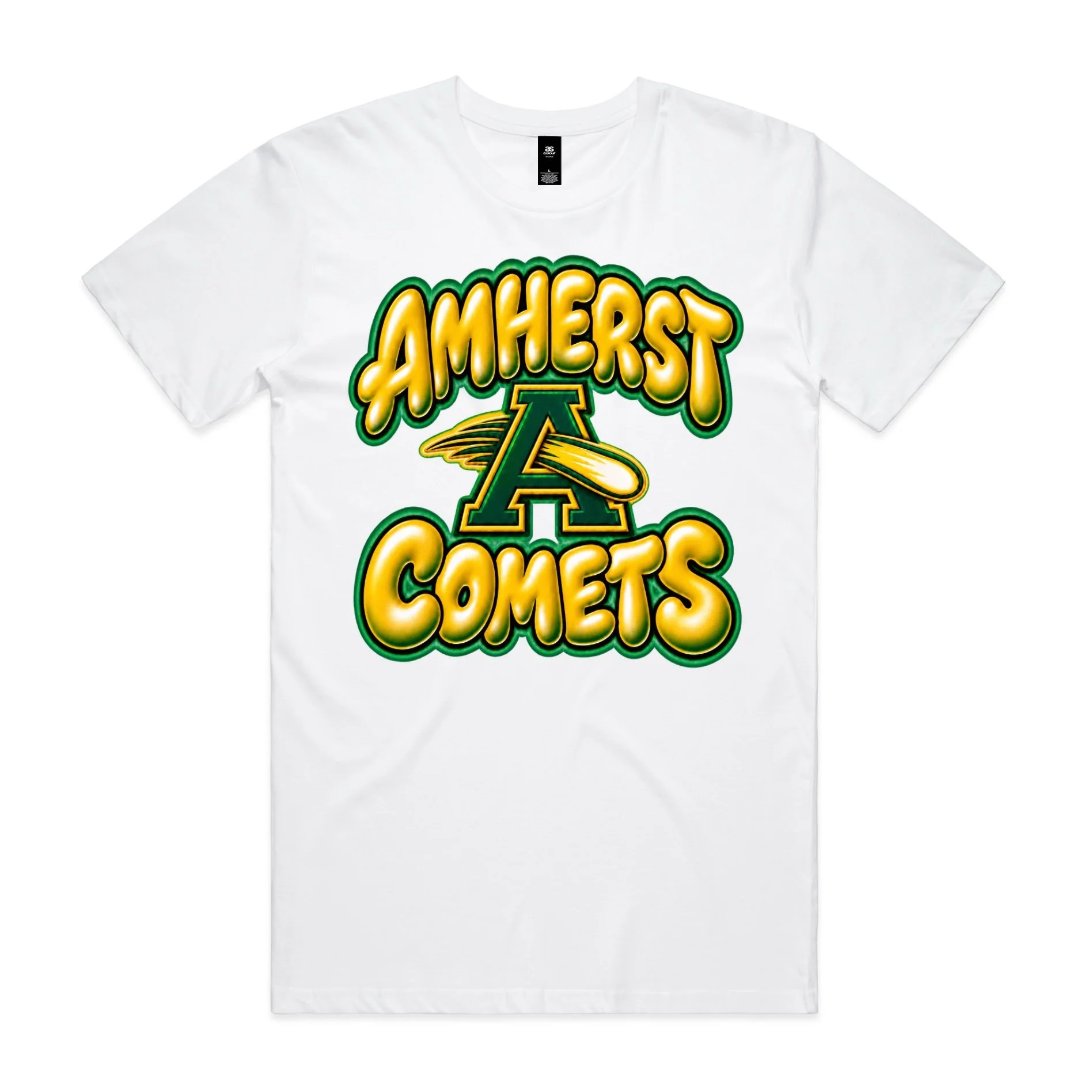 Amherst Comets Airbrushed-Inspired T-Shirt
