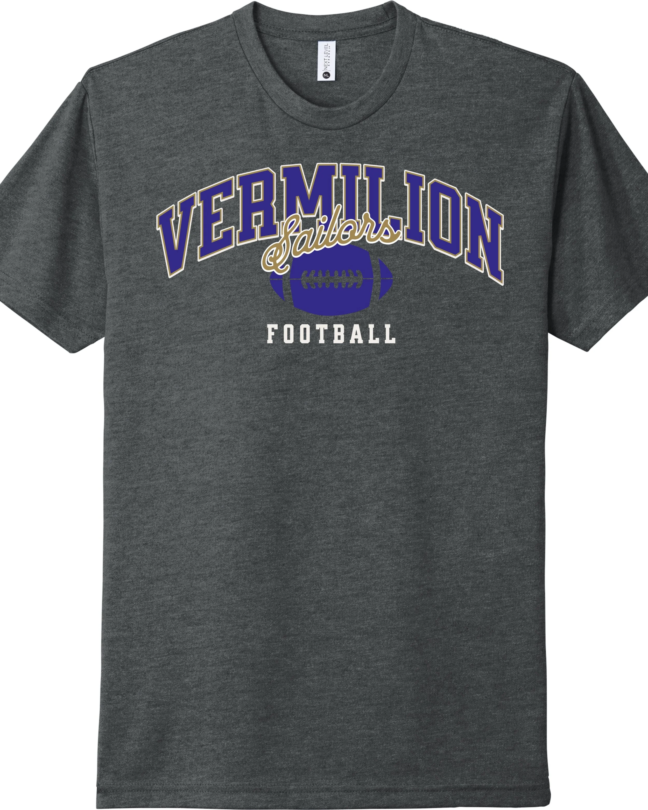 Vermilion Sailors Football T-Shirt