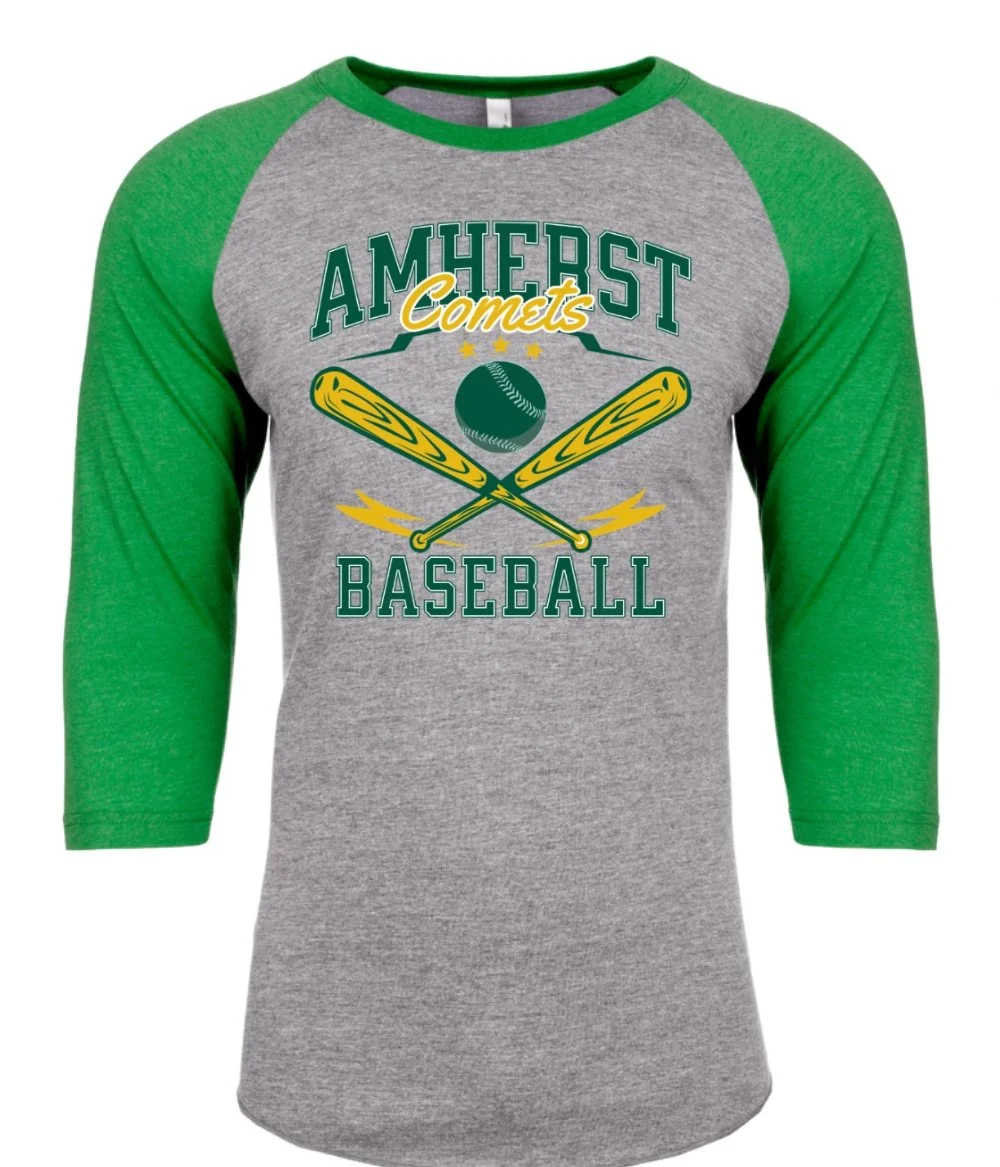 Comets Baseball 3/4 Sleeve Shirt