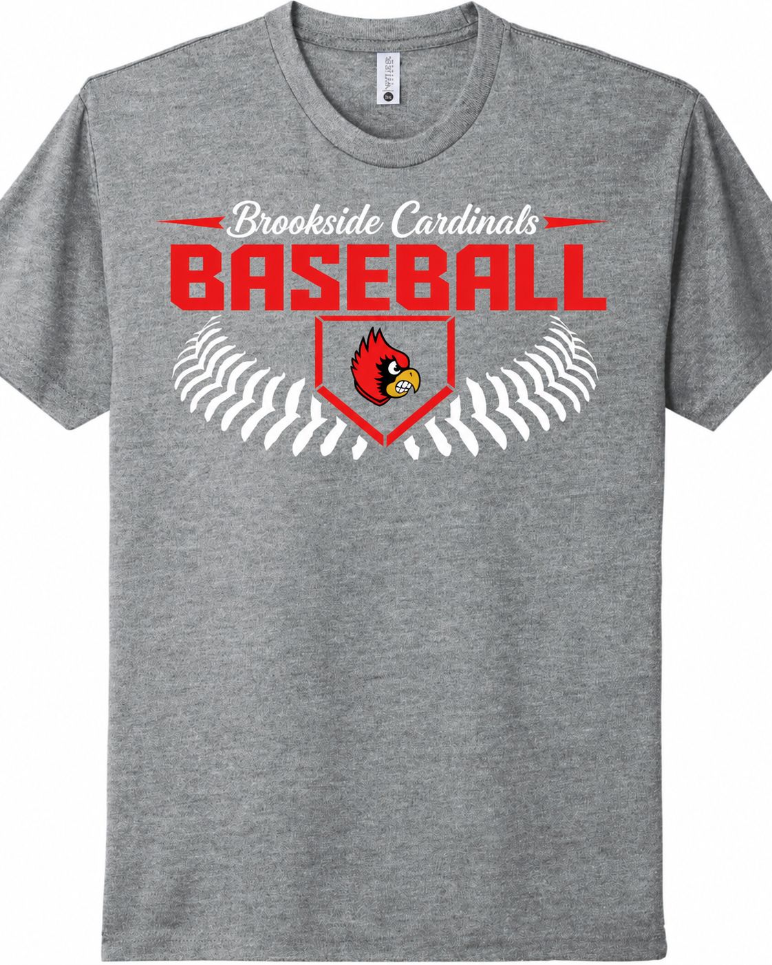 Brookside Cardinals Baseball Tee