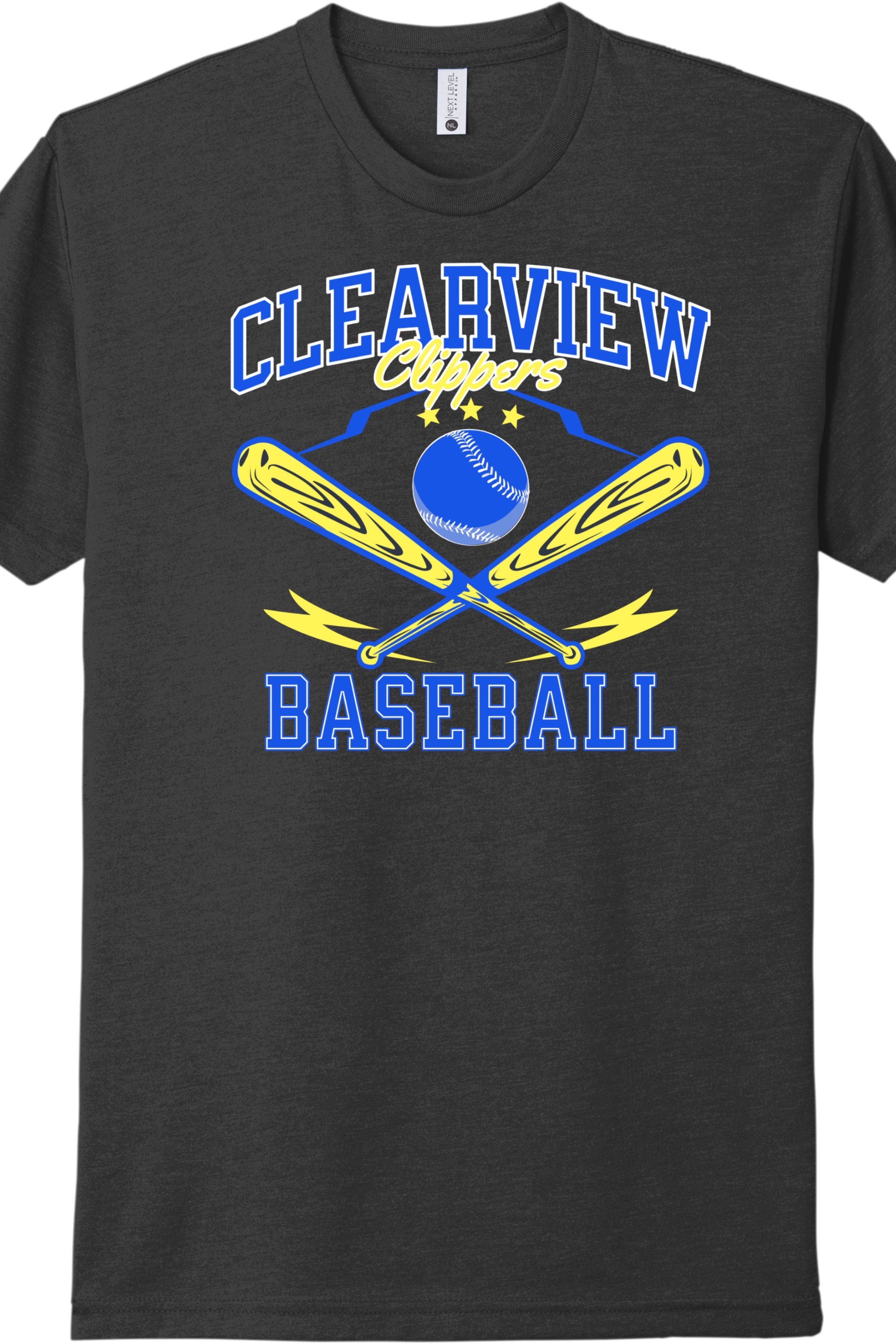 Clearview Clippers Baseball Tee