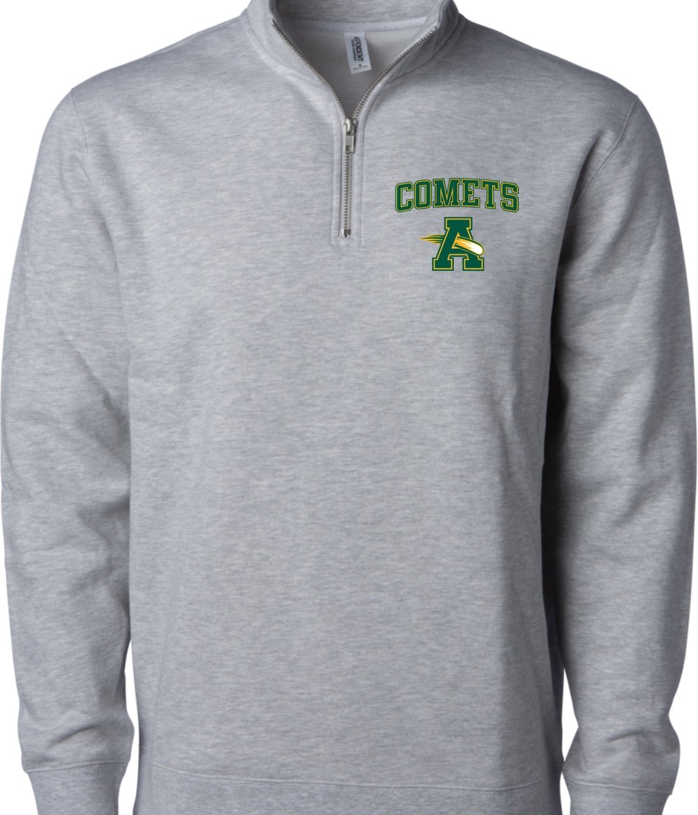 Comets Main Logo 1/4 Zip Pullover