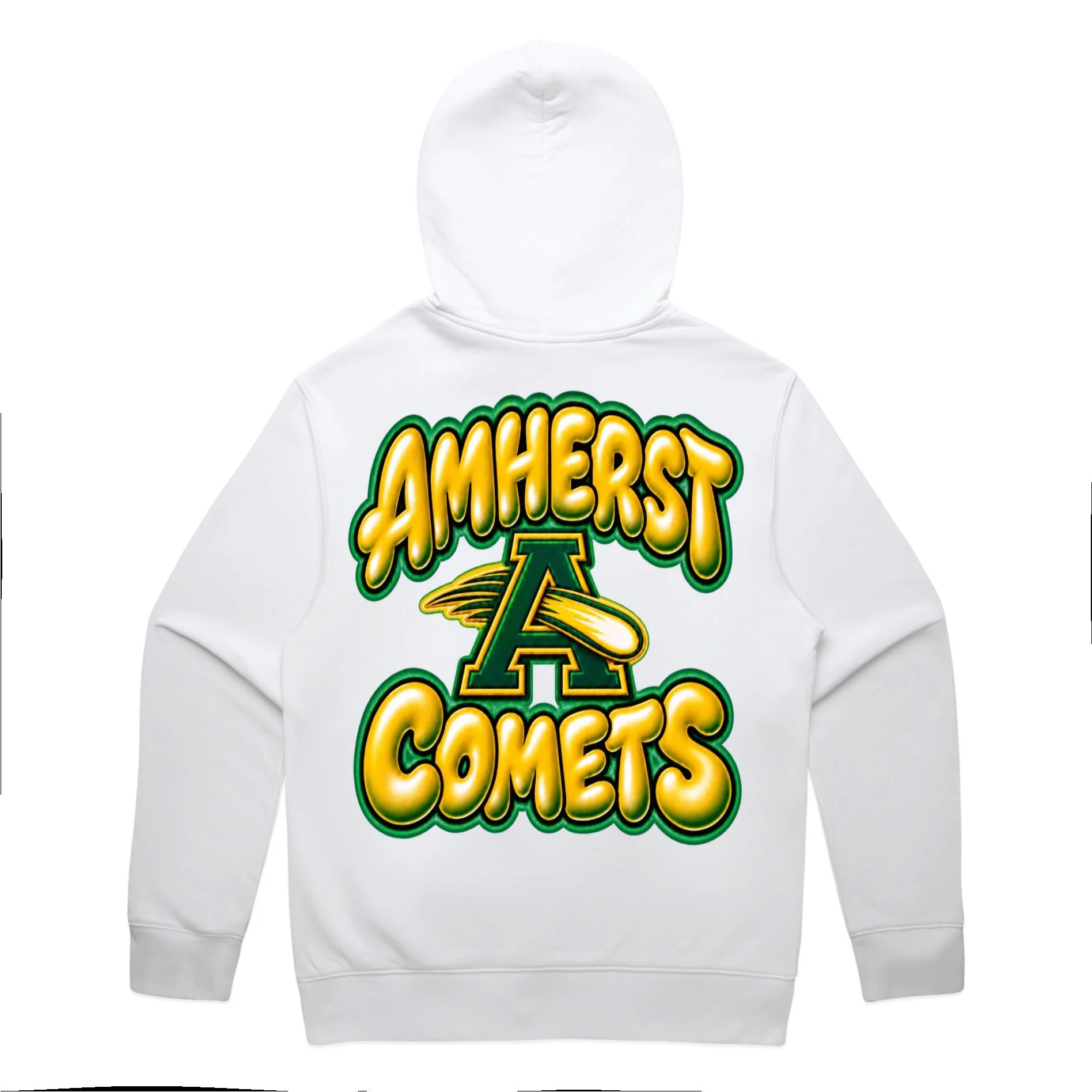 Amherst Comets Airbrushed Inspired Hoodie