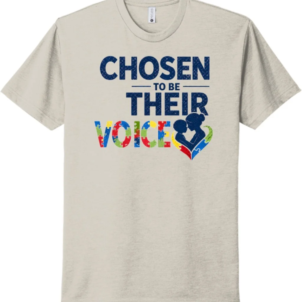 Chosen To Be Their Voice - Autism Acceptance T-Shirt
