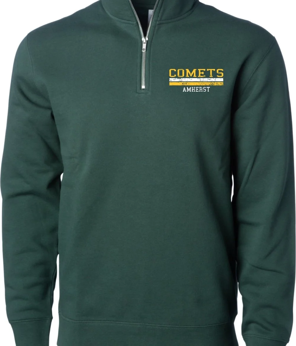 1/4 Zip Faded Comets Pullover