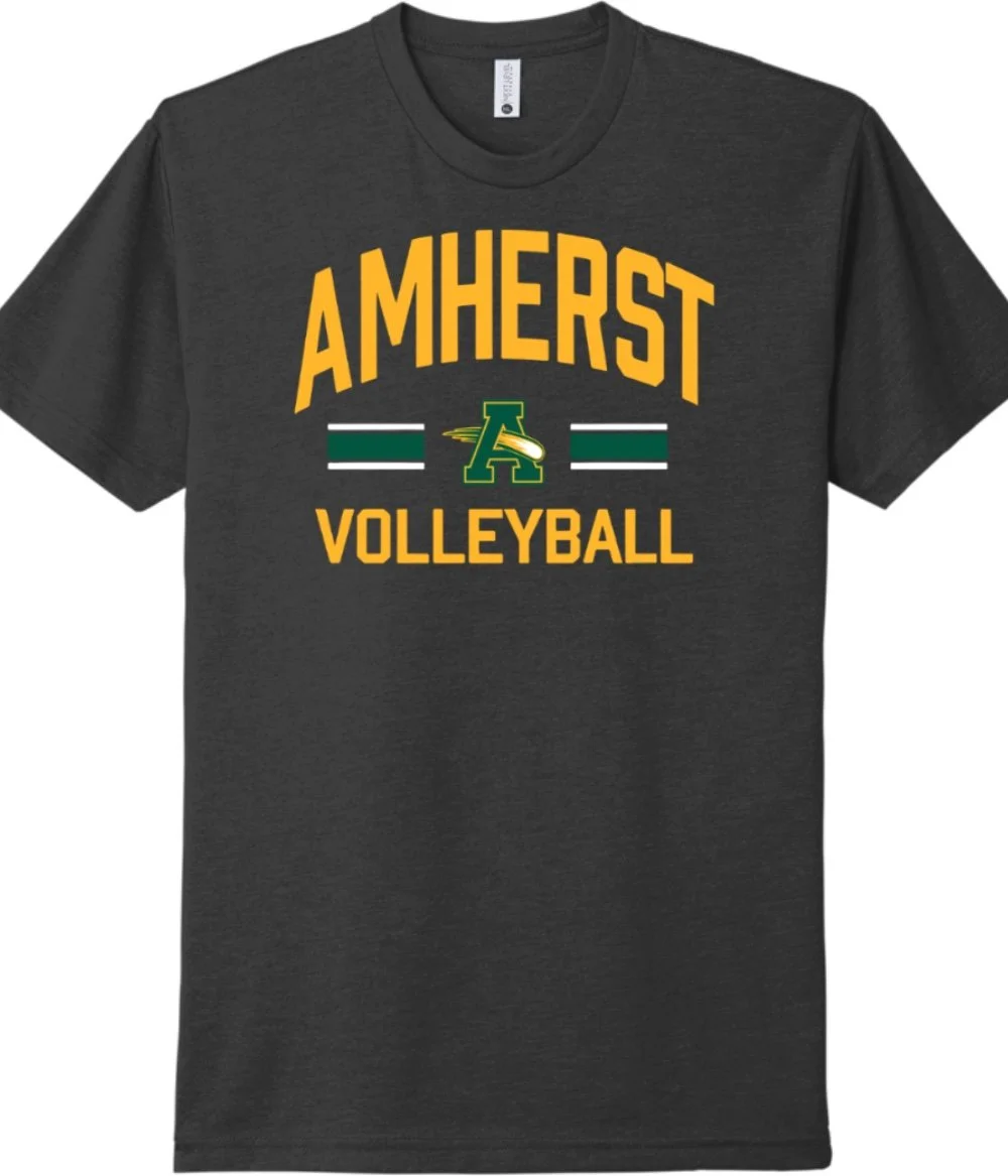 Amherst Volleyball Soft Cotton Poly Blend Tee