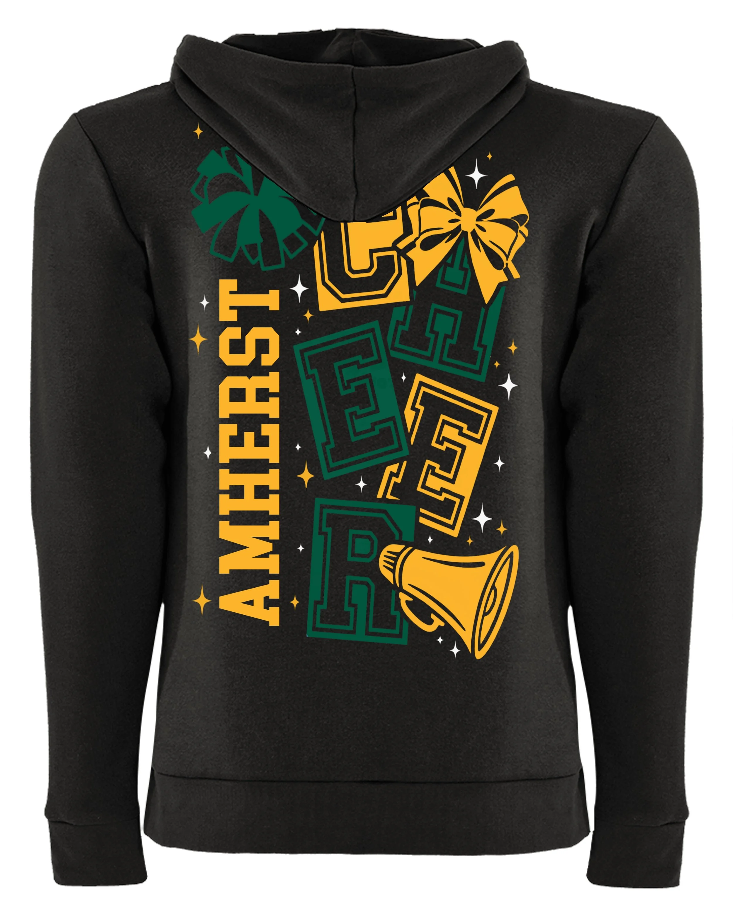 Amherst Cheerleading Blackout Edition Hoodie