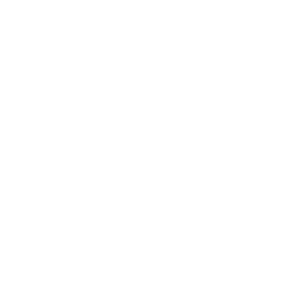 Black and white logo of a tree with leaves inside a circular border.