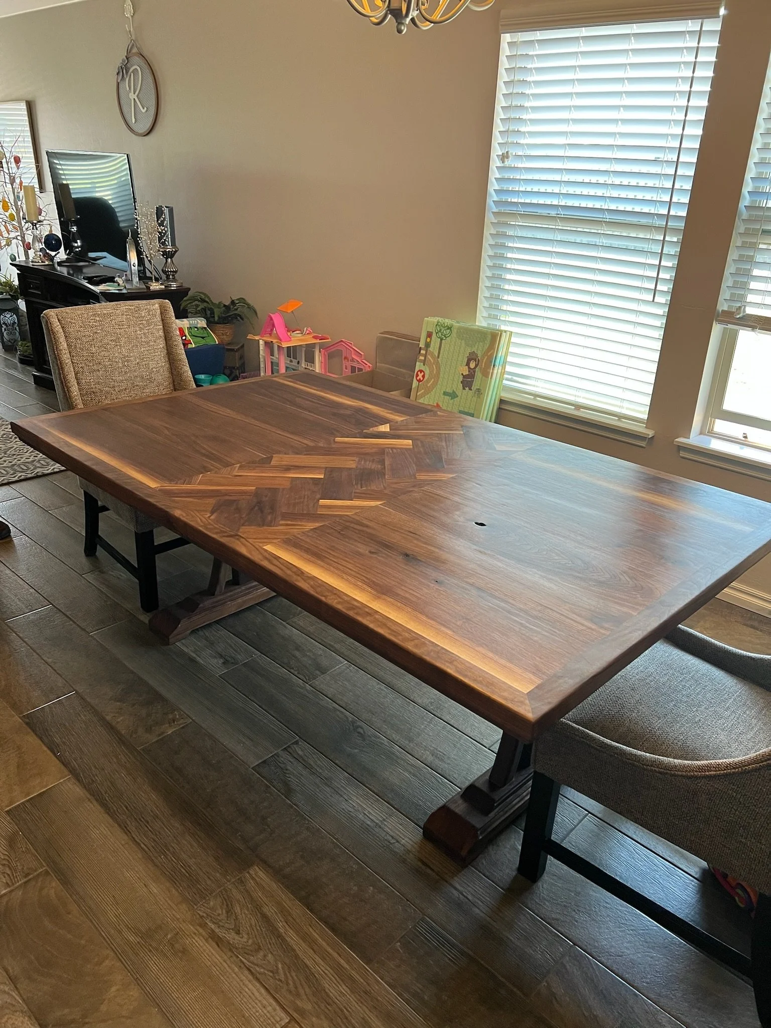 6' Black Walnut Kitchen Table