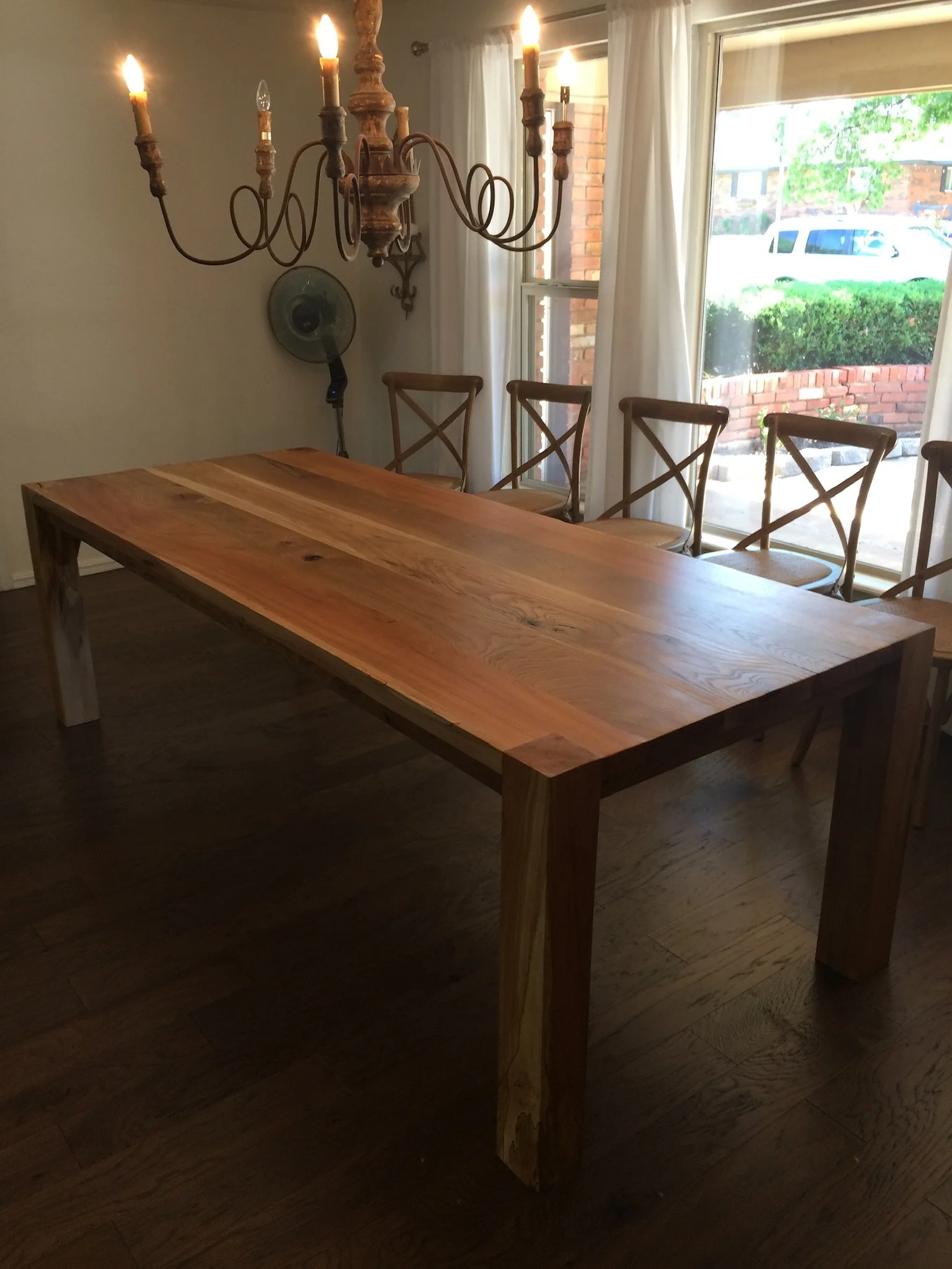 8' Pecan Dining Table